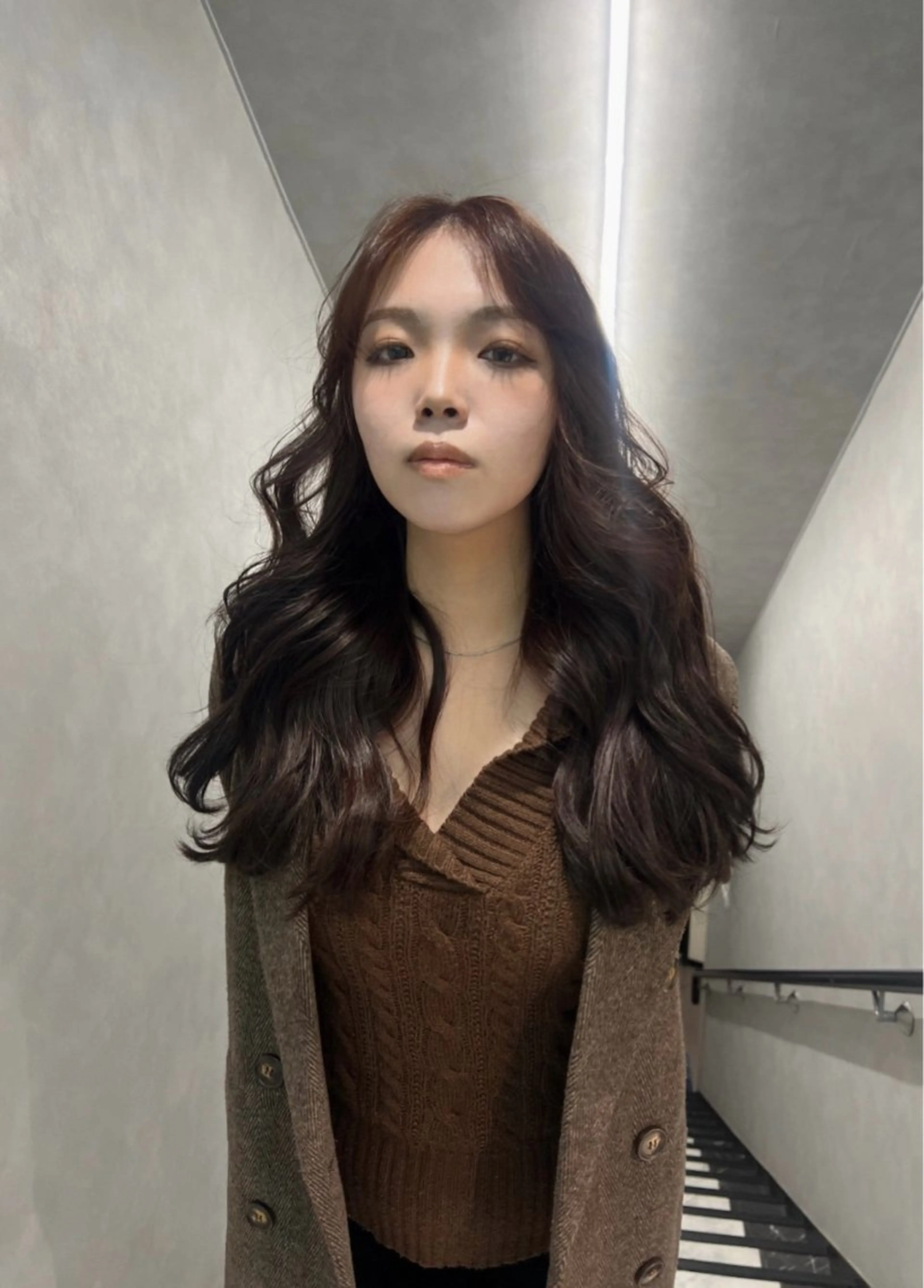 ロング カラー Risa／盛れる レイヤー／艶カラーのヘアスタイル