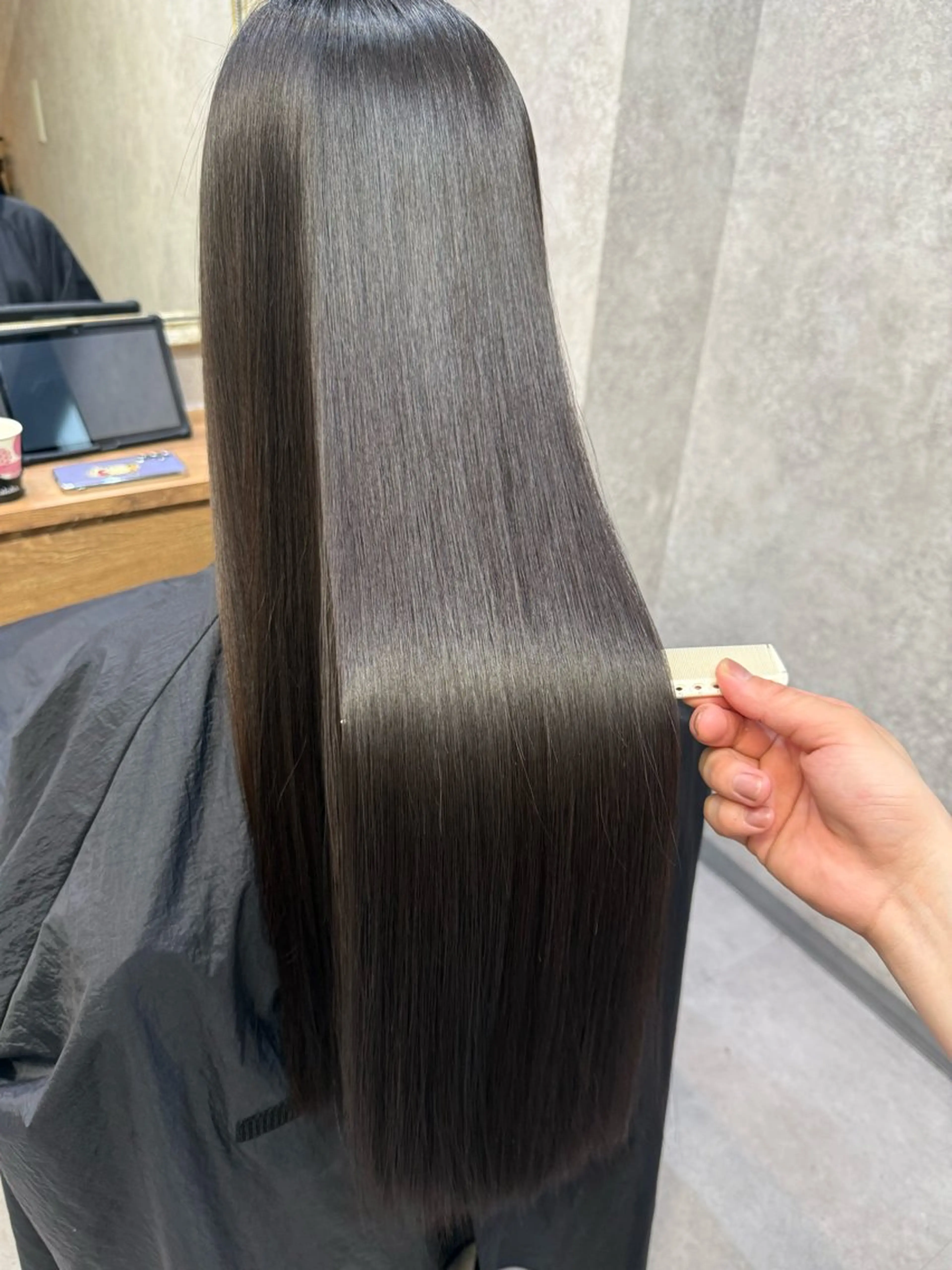 ロング カット ヘアカラー 縮毛矯正 トリートメント 髪質改善/縮毛矯正 /メンズ/佐澤りょうのヘアスタイル