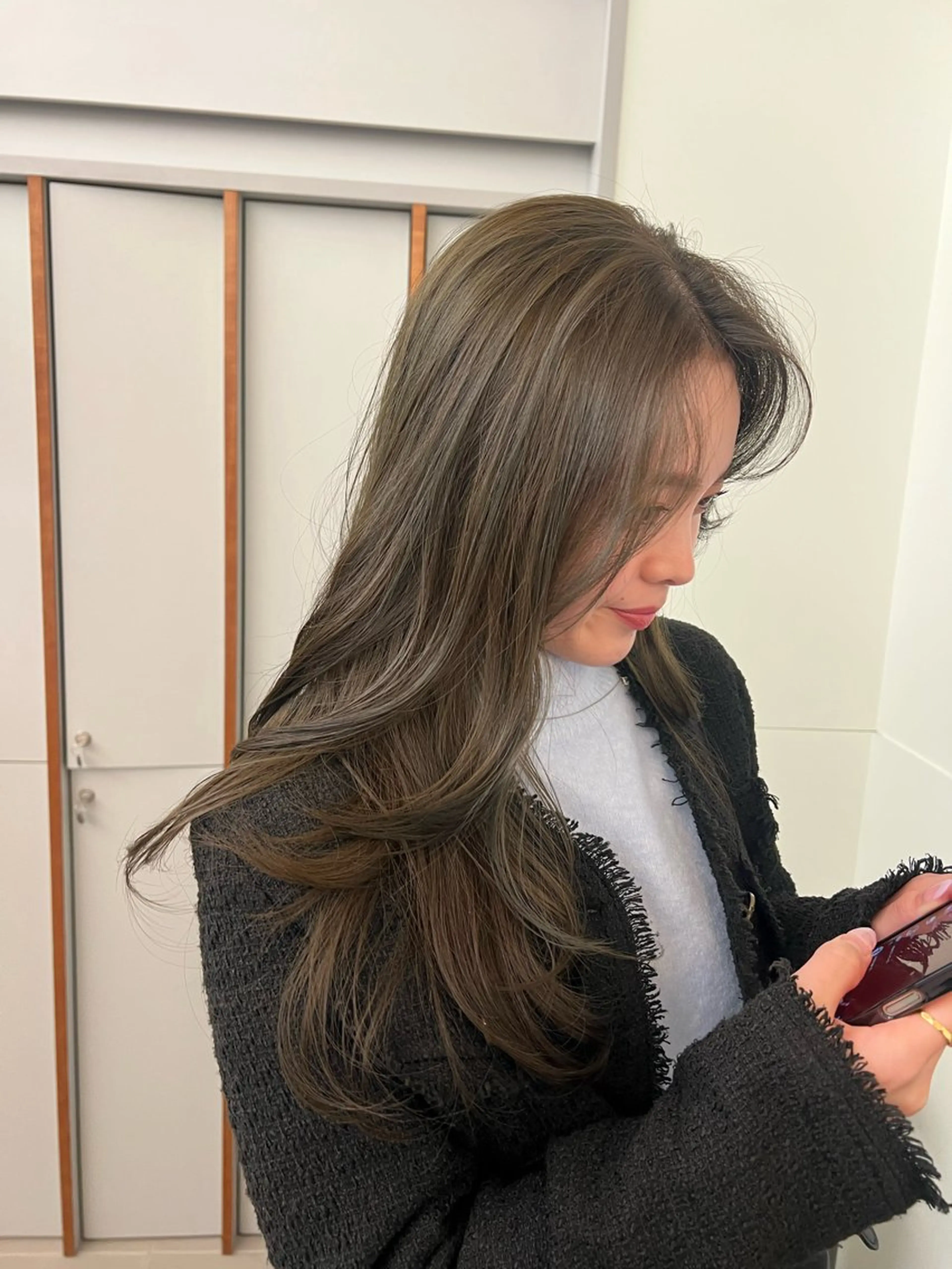 ロング カット ヘアカラー トリートメント LORENAO所属・ブリーチなしカラー♡ rinaのヘアスタイル