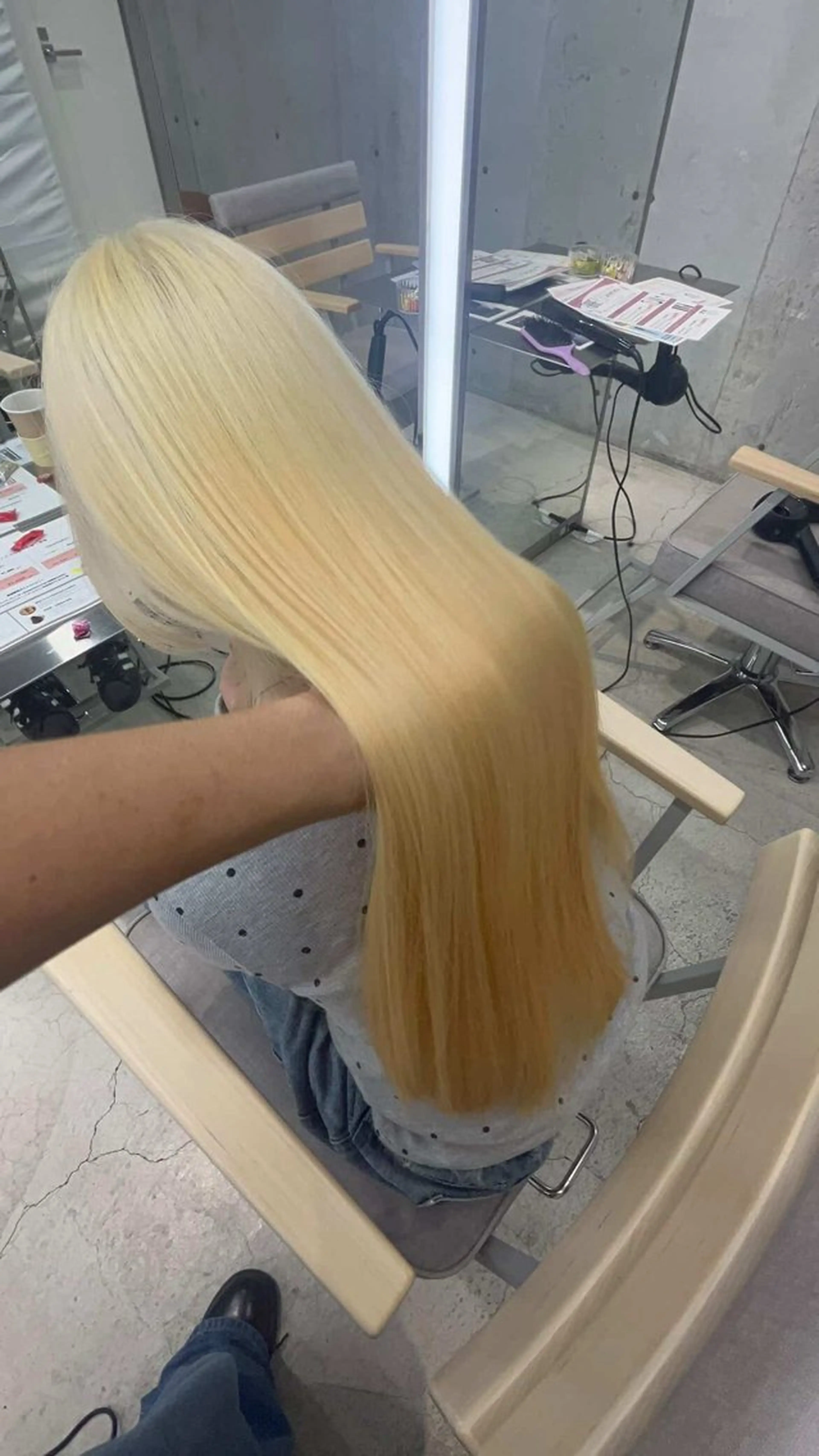 ロング カラー ヘアカラー トリートメント ヘアセット 透明感カラー/ ブリーチ/💓パタオのヘアスタイル