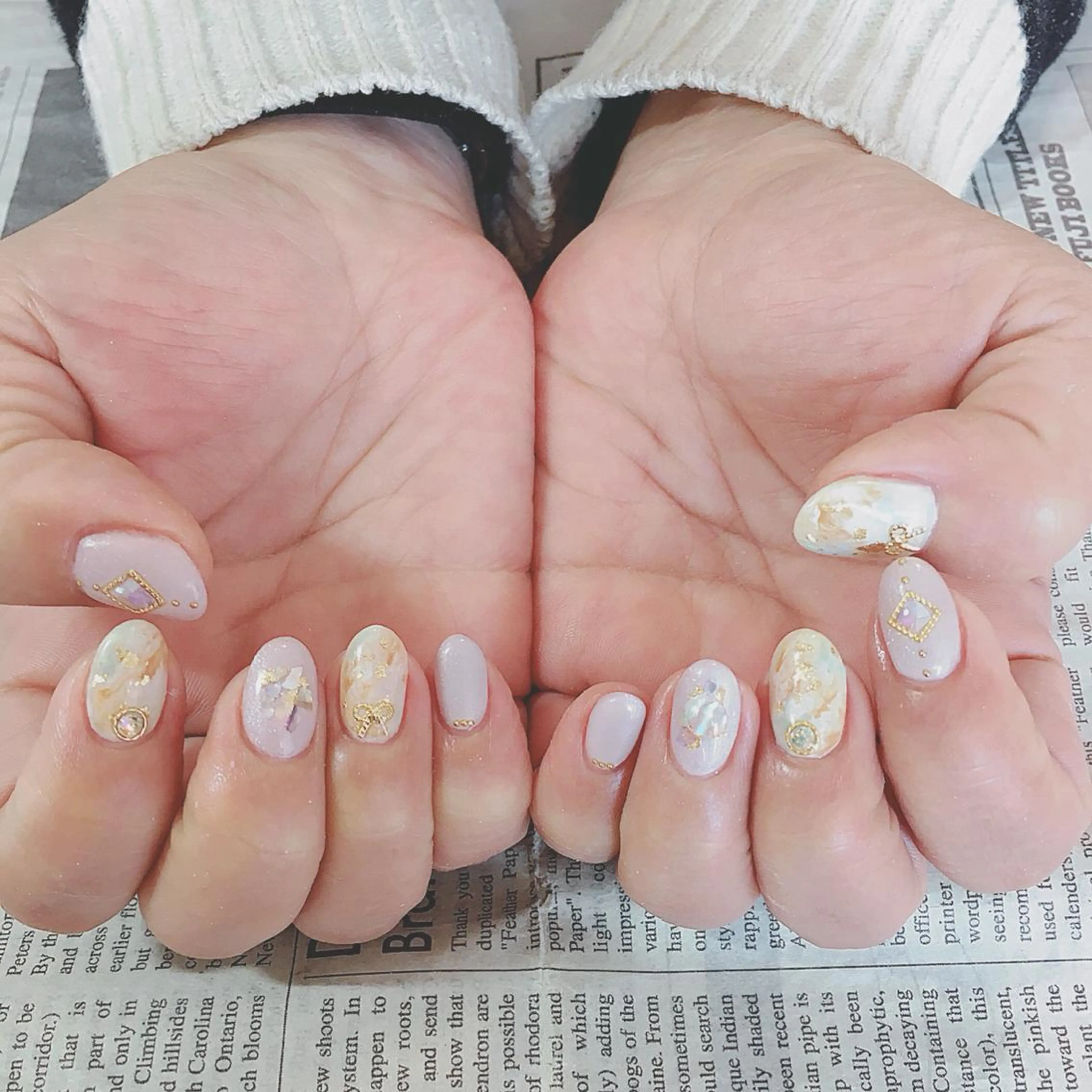 ネイル ハンドネイル ハンドケア 森山 舞のネイルデザイン