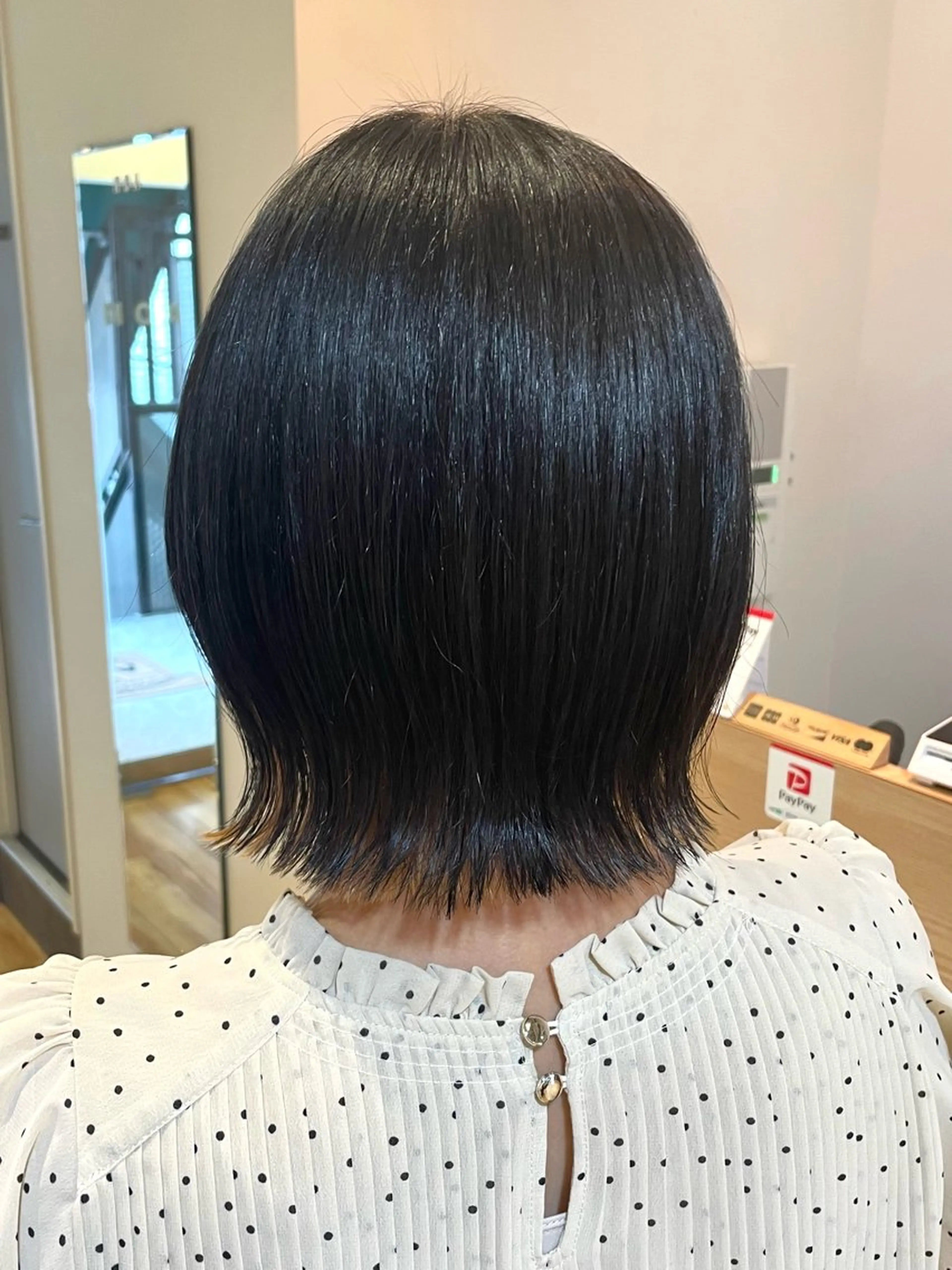 ミディアム ボブ 外ハネヘア 髪質改善/レイヤー /ボブ/中村莞太朗のヘアスタイル