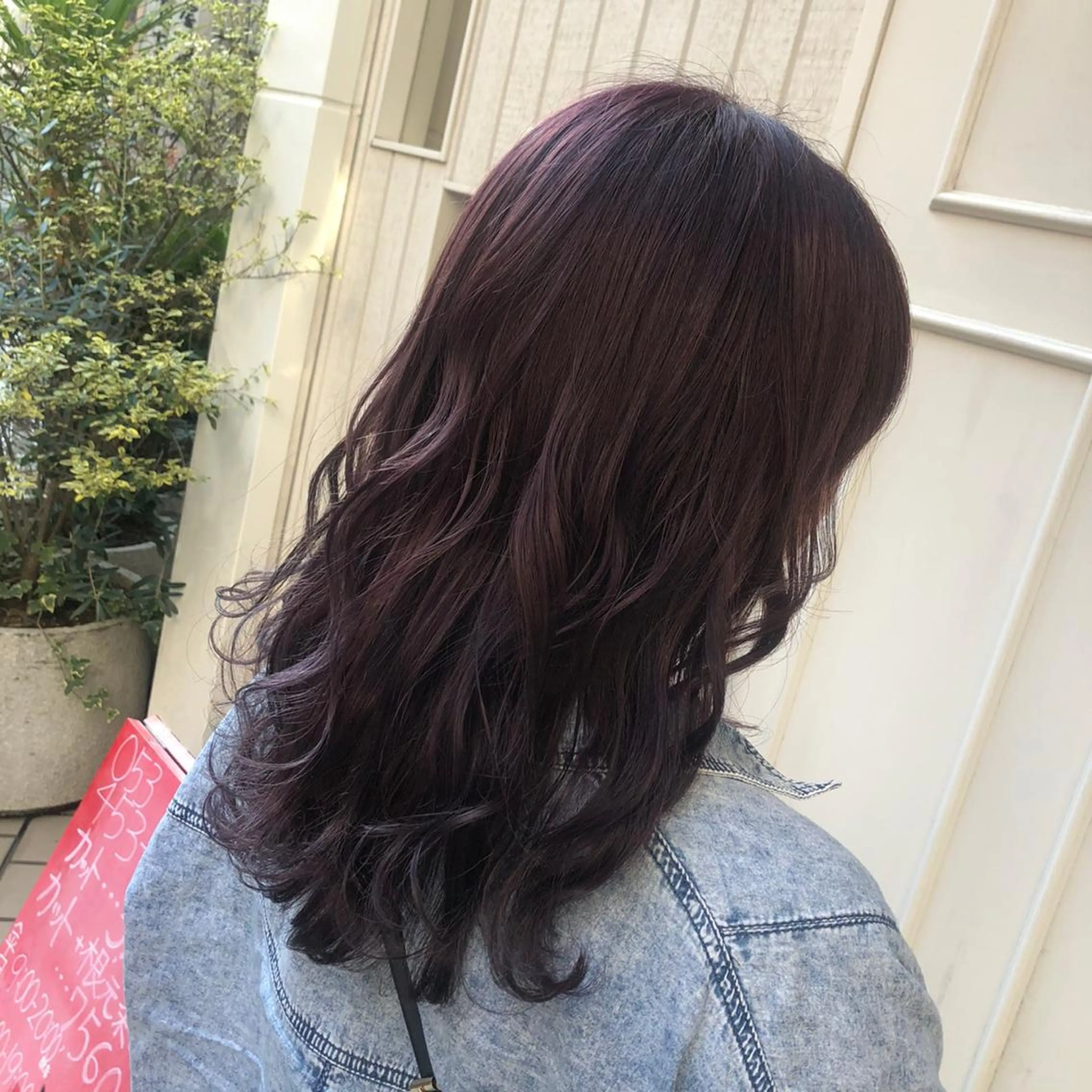 セミロング カラー アッシュ ラベンダーカラー ラベンダーアッシュ Blanco Color&Careのヘアスタイル