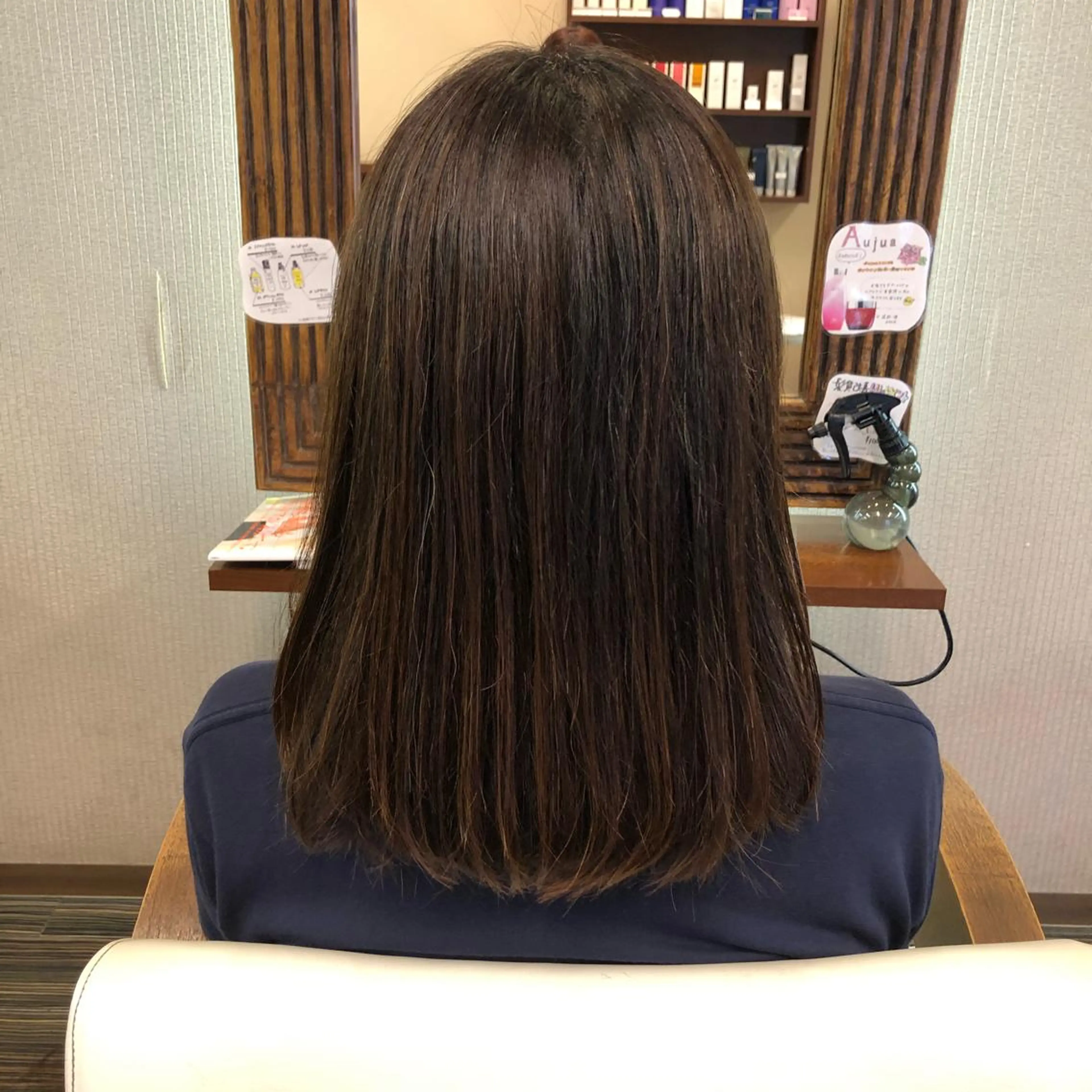 セミロング カット トリートメント 山崎 絵莉香のヘアスタイル