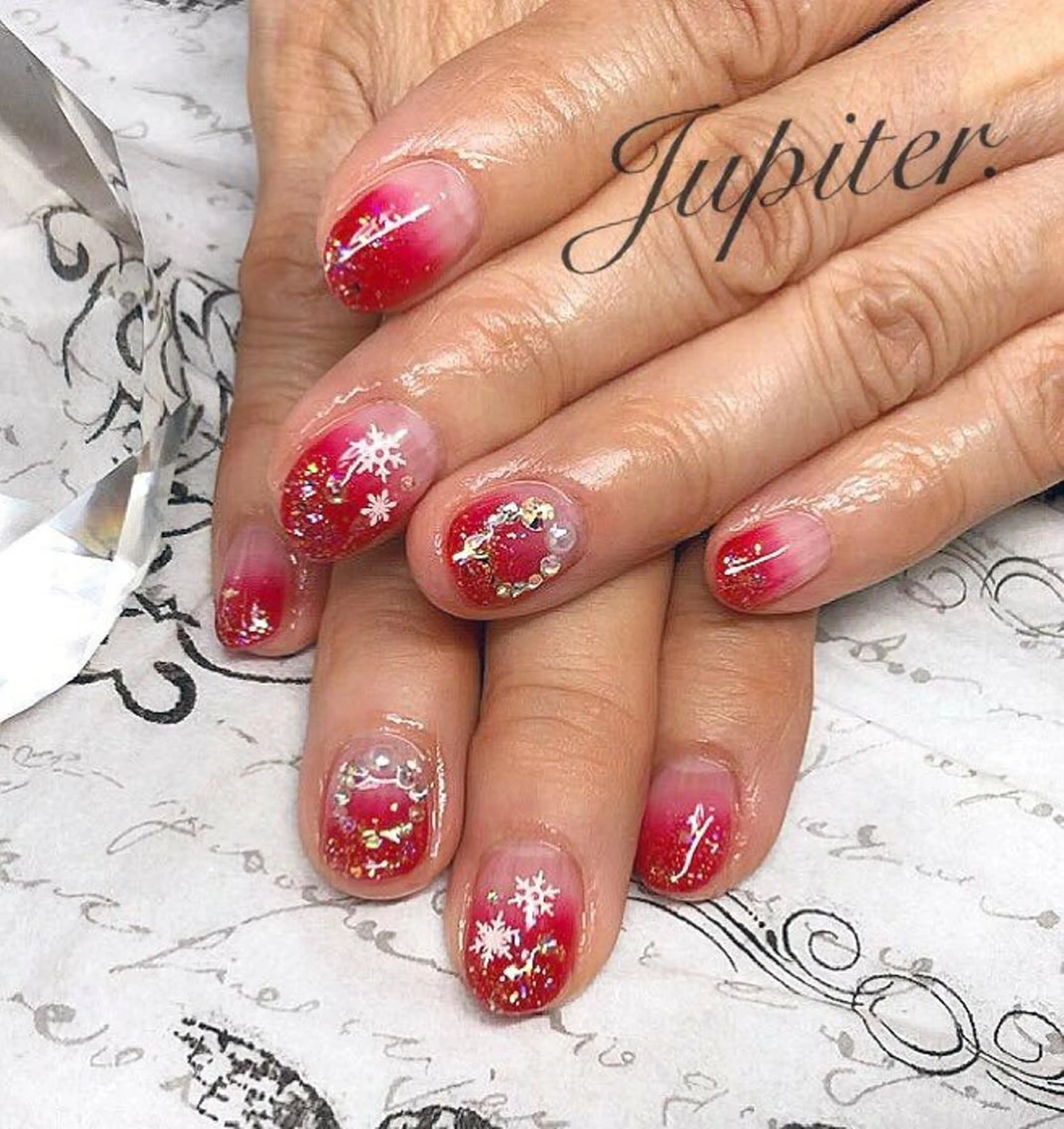 ネイル グラデーション ハンドネイル Jupiter .のネイルデザイン