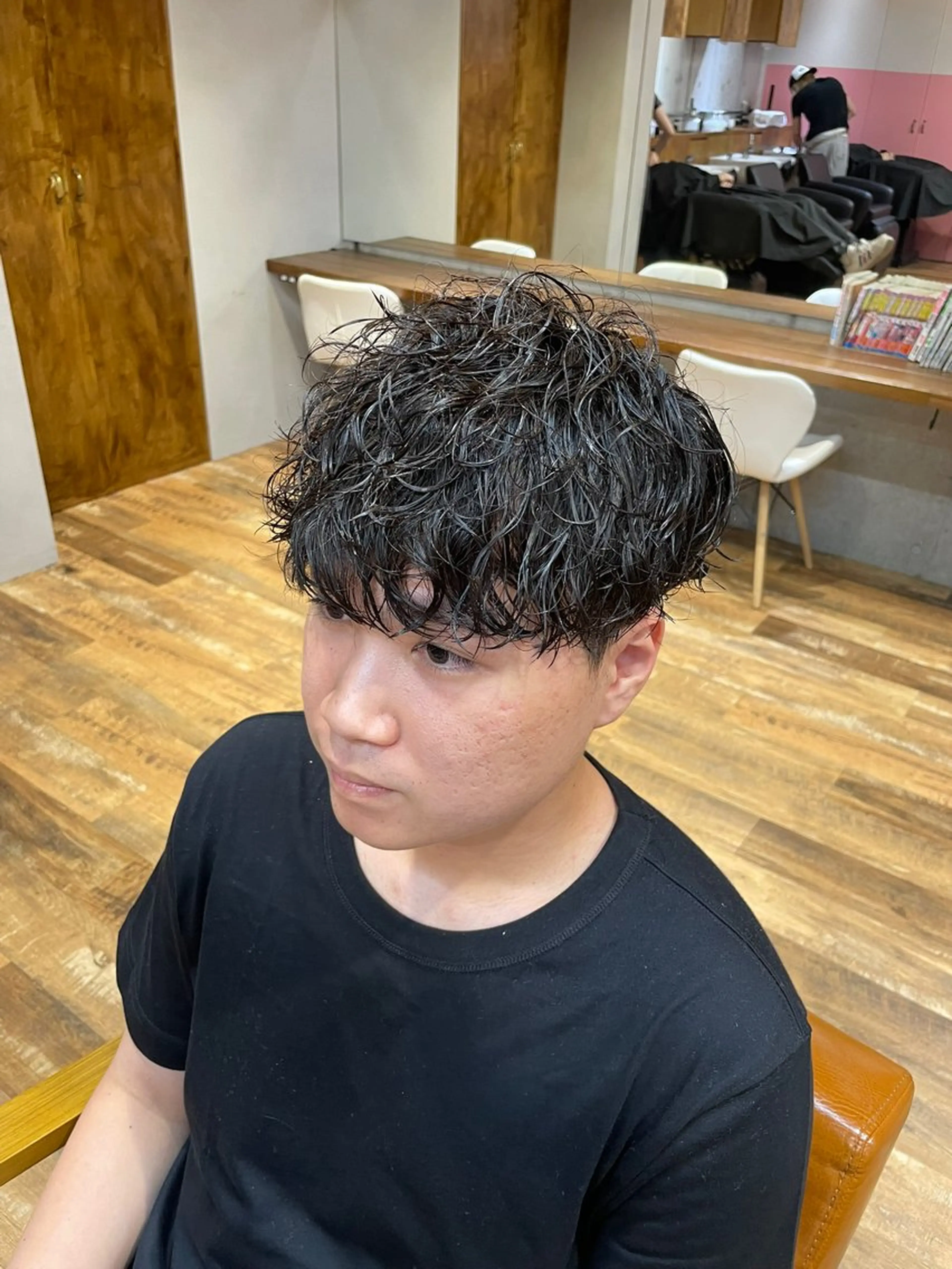 ショート パーマ メンズ カット パーマ トリートメント 🔥メンズ特化パーマ 🦖増田弘明🦖のヘアスタイル