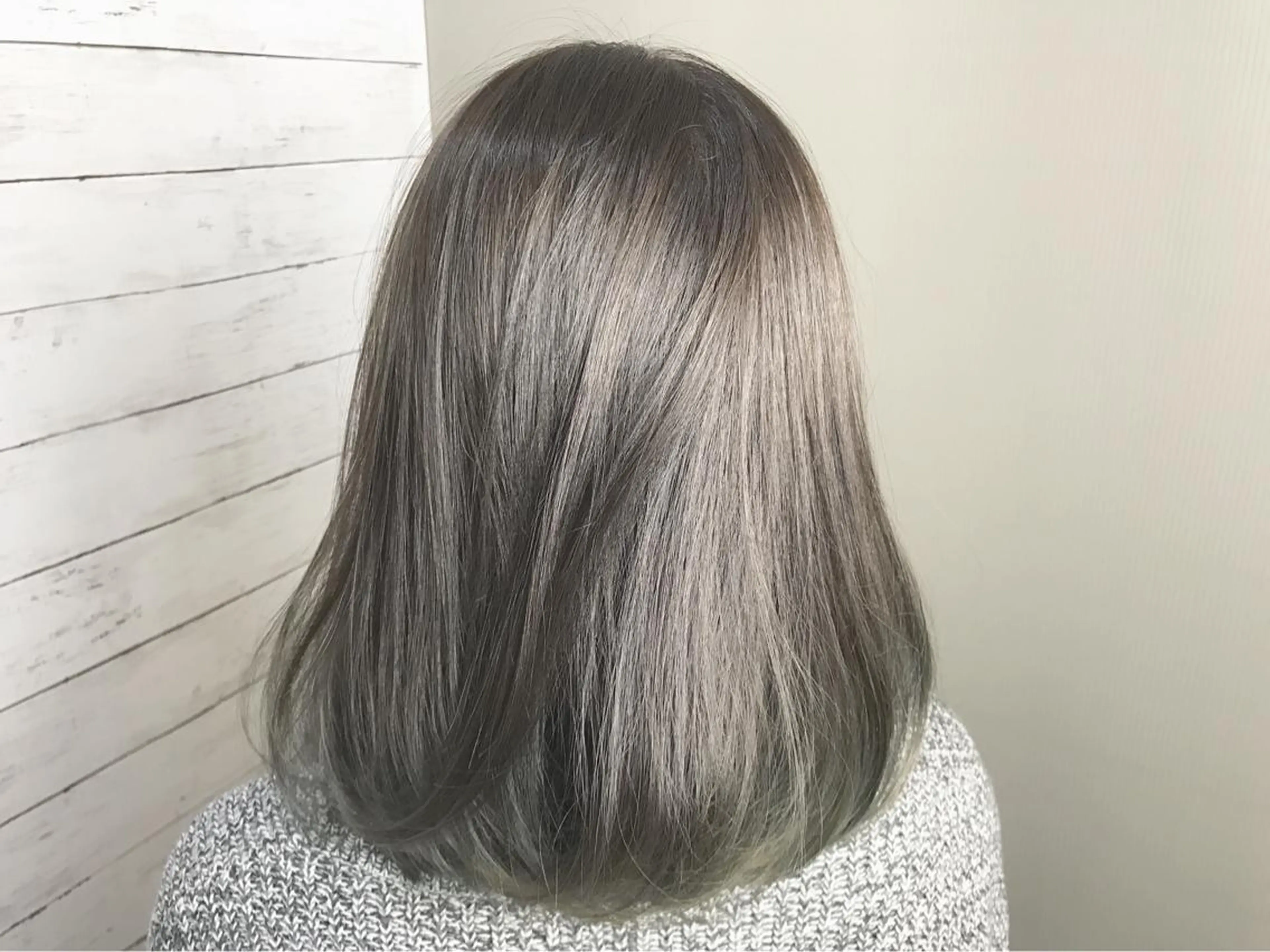 ミディアム MORISAKI ✂︎縮毛矯正のヘアスタイル