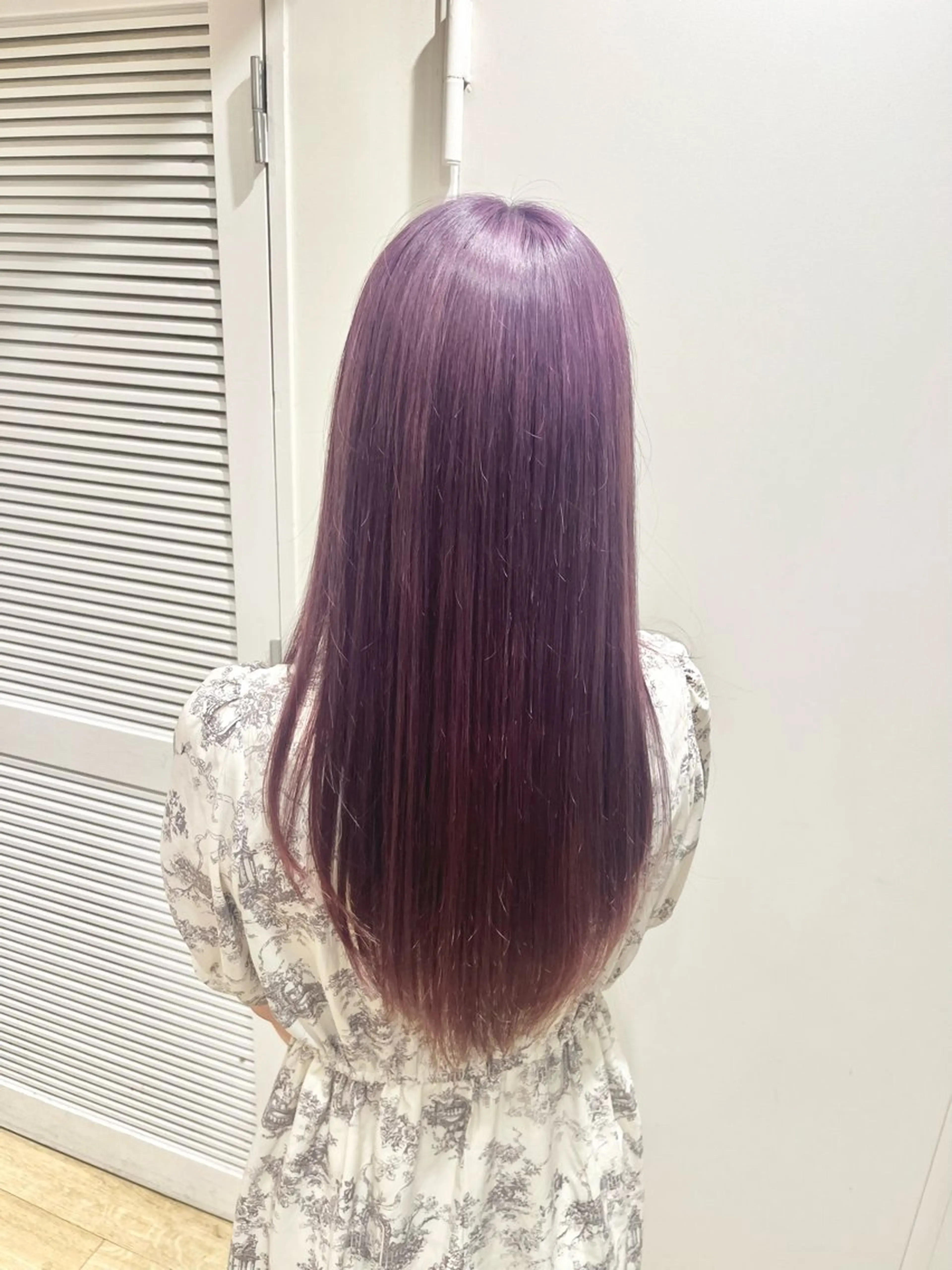 ロング カラー バイオレットカラー カット ヘアカラー 新宿/吉松 大輝のヘアスタイル