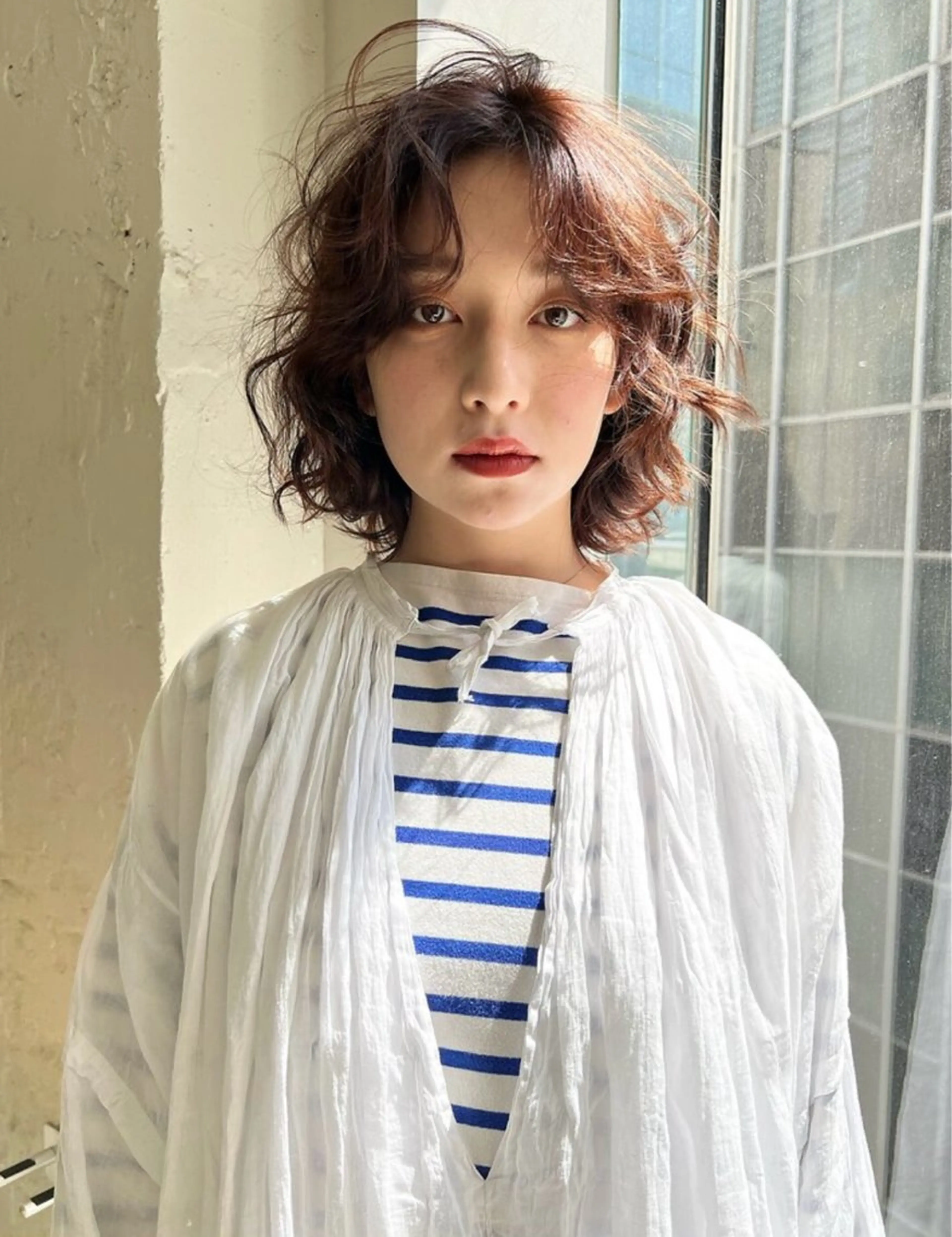 ミディアム カラー 表参道／似合わせカラ ー/西嶋大翔のヘアスタイル