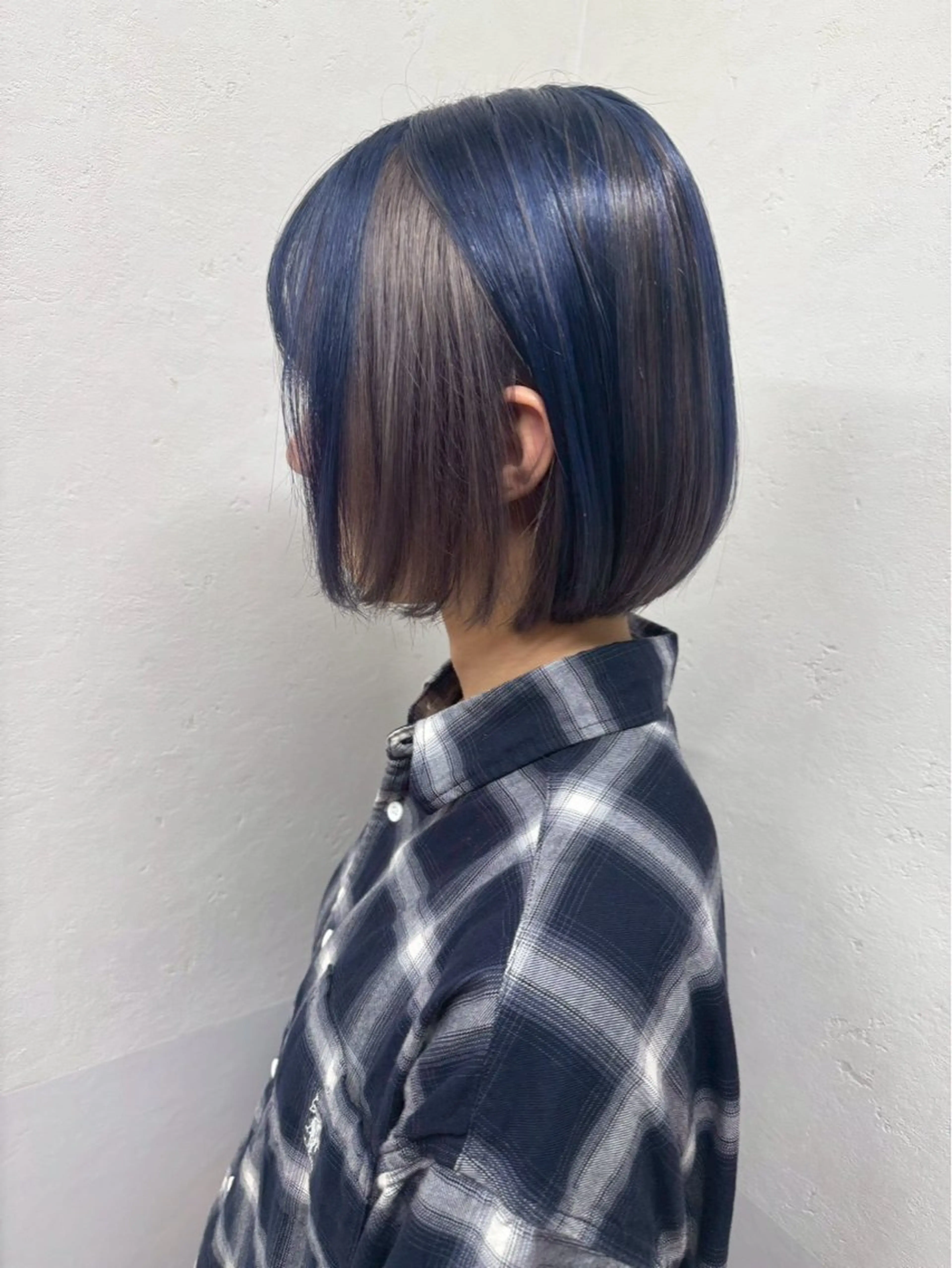 ミディアム カラー デザインカラー カット ヘアカラー ボブ/透明感カラー /さちかのヘアスタイル