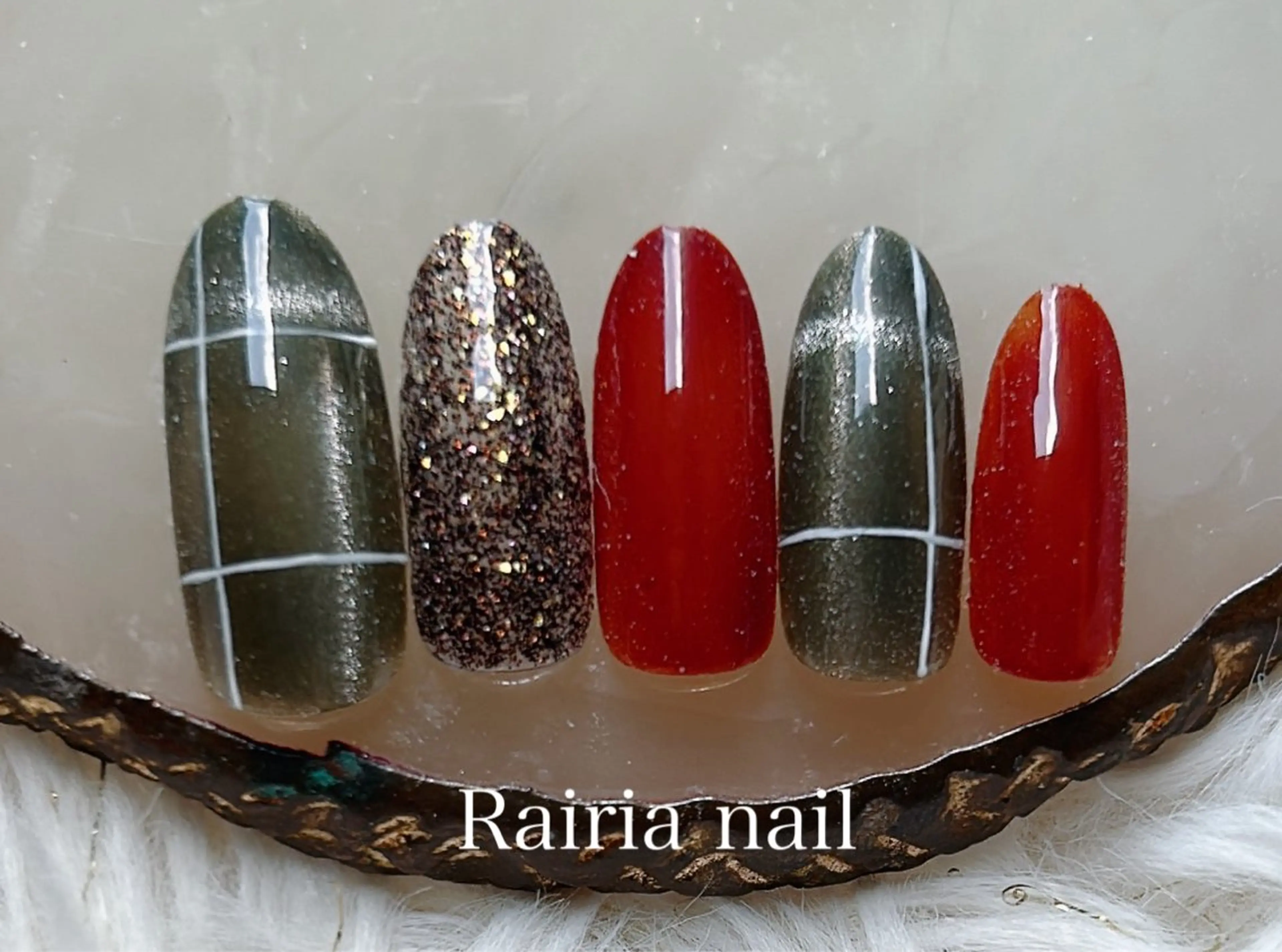 ネイル アートネイル ジェルネイル 持ち込み ニュアンスネイル パラジェル Rairia nail本八幡店のネイルデザイン
