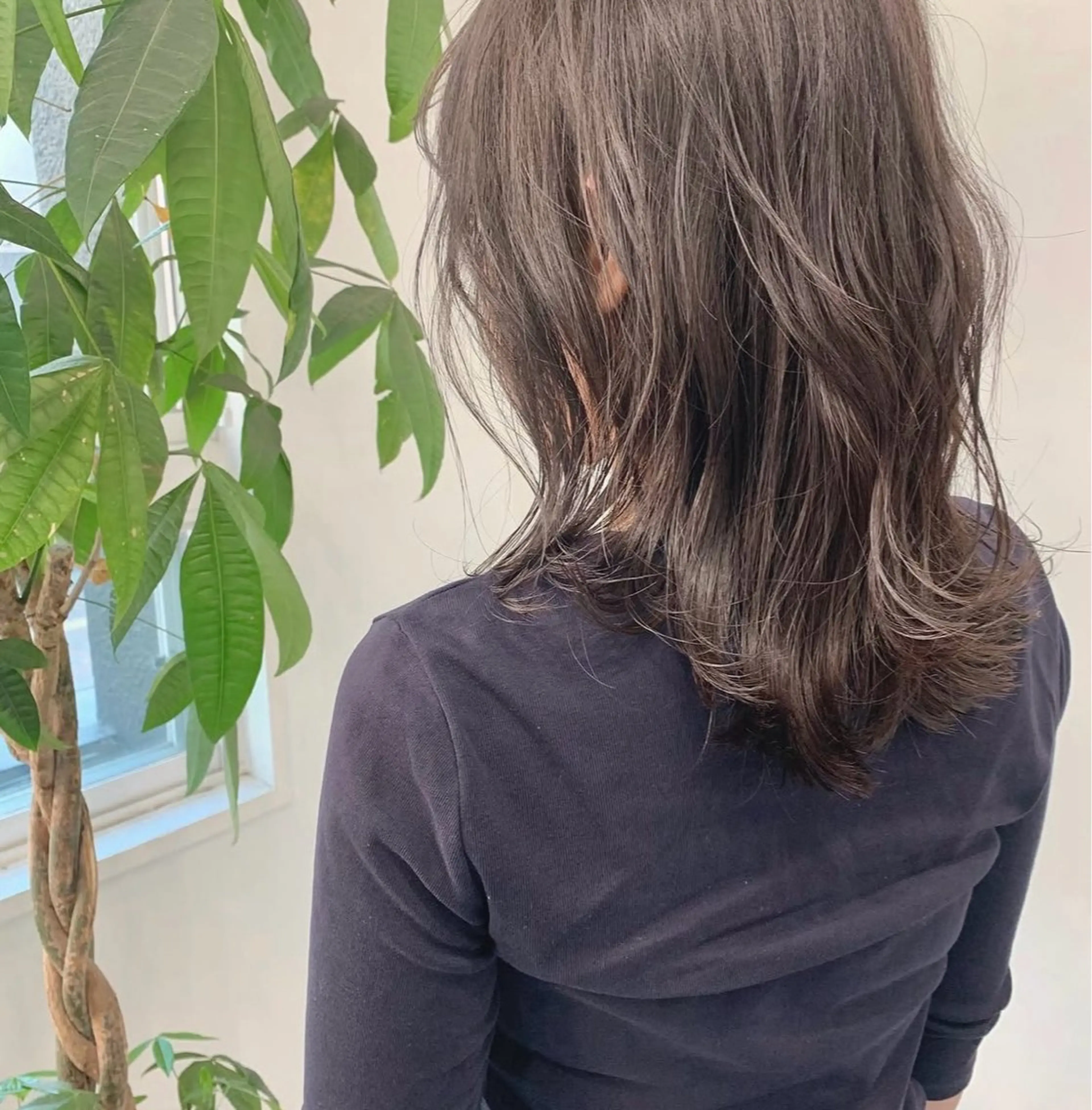 セミロング ヘアカラー 永野 瑛大のヘアスタイル