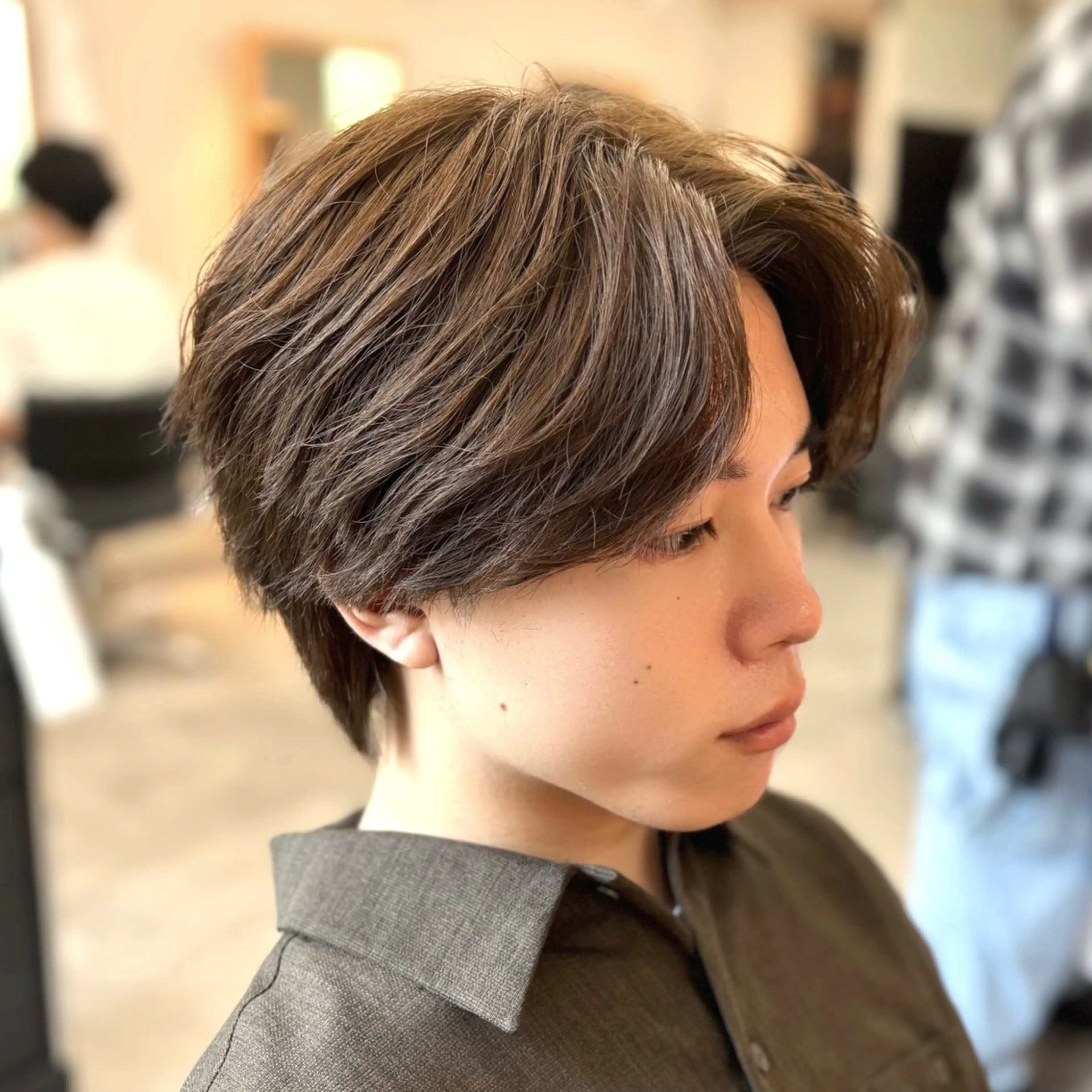 ミディアム 🌟韓国ボブ/韓国 レイヤー🌟/大堰のヘアスタイル