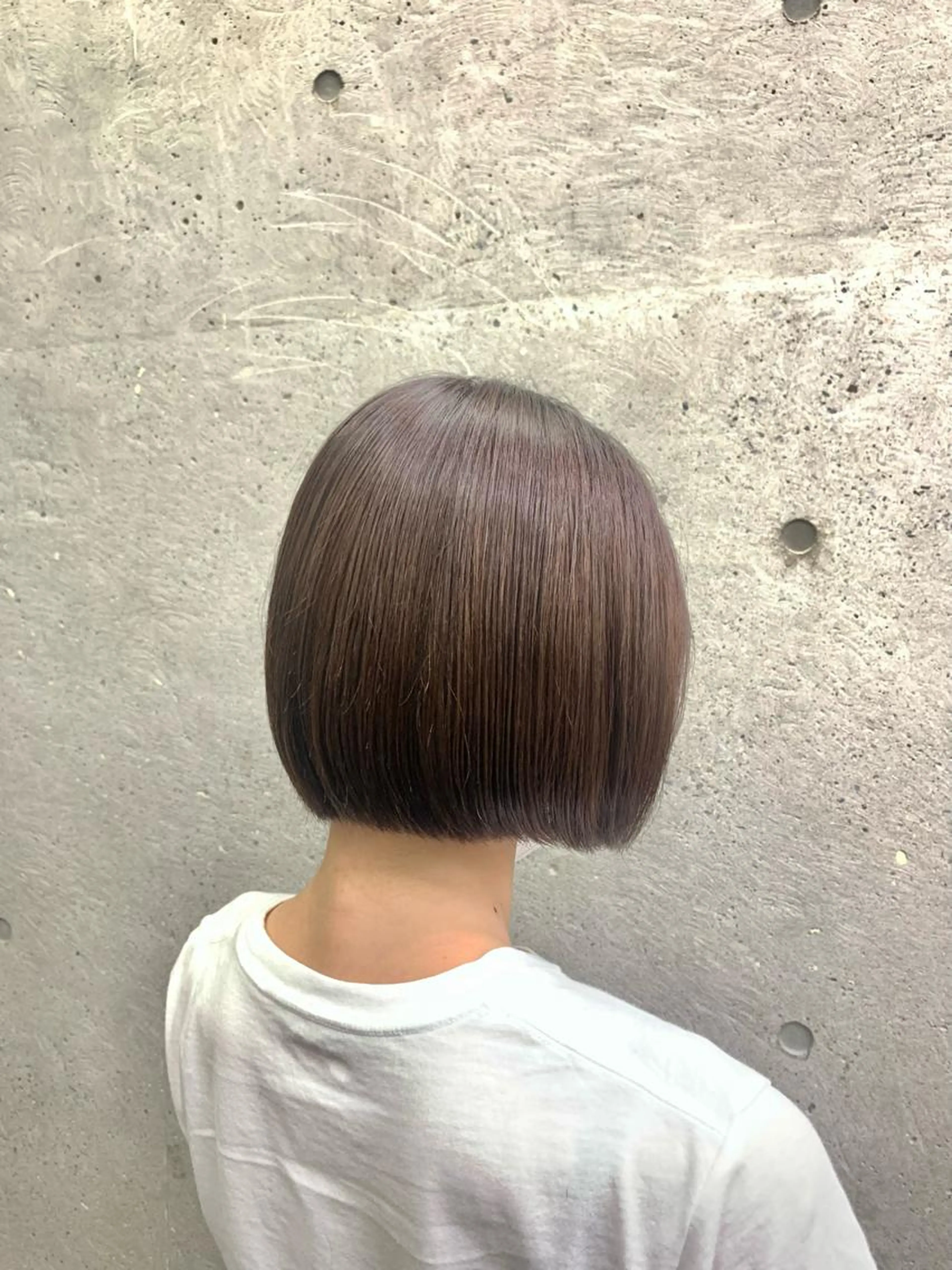 ☆艶カラー☆似合わせボブスタイル☆¥11000SPブロー込みの写真