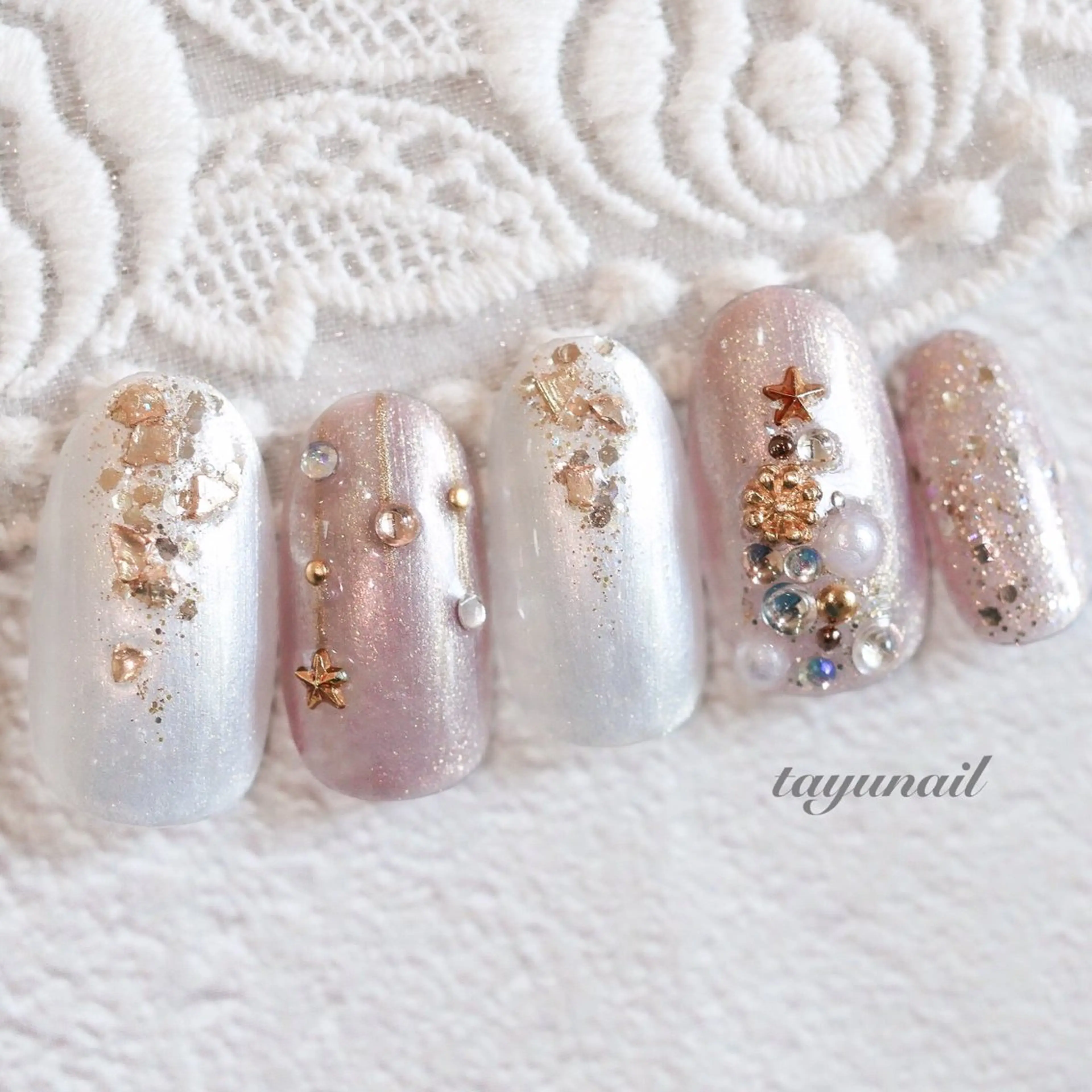 ネイル アートネイル ジェルネイル パラジェル ネイルサロン・ネイルスクール たゆnail所属・ネイルサロン 【たゆnail】のネイルデザイン