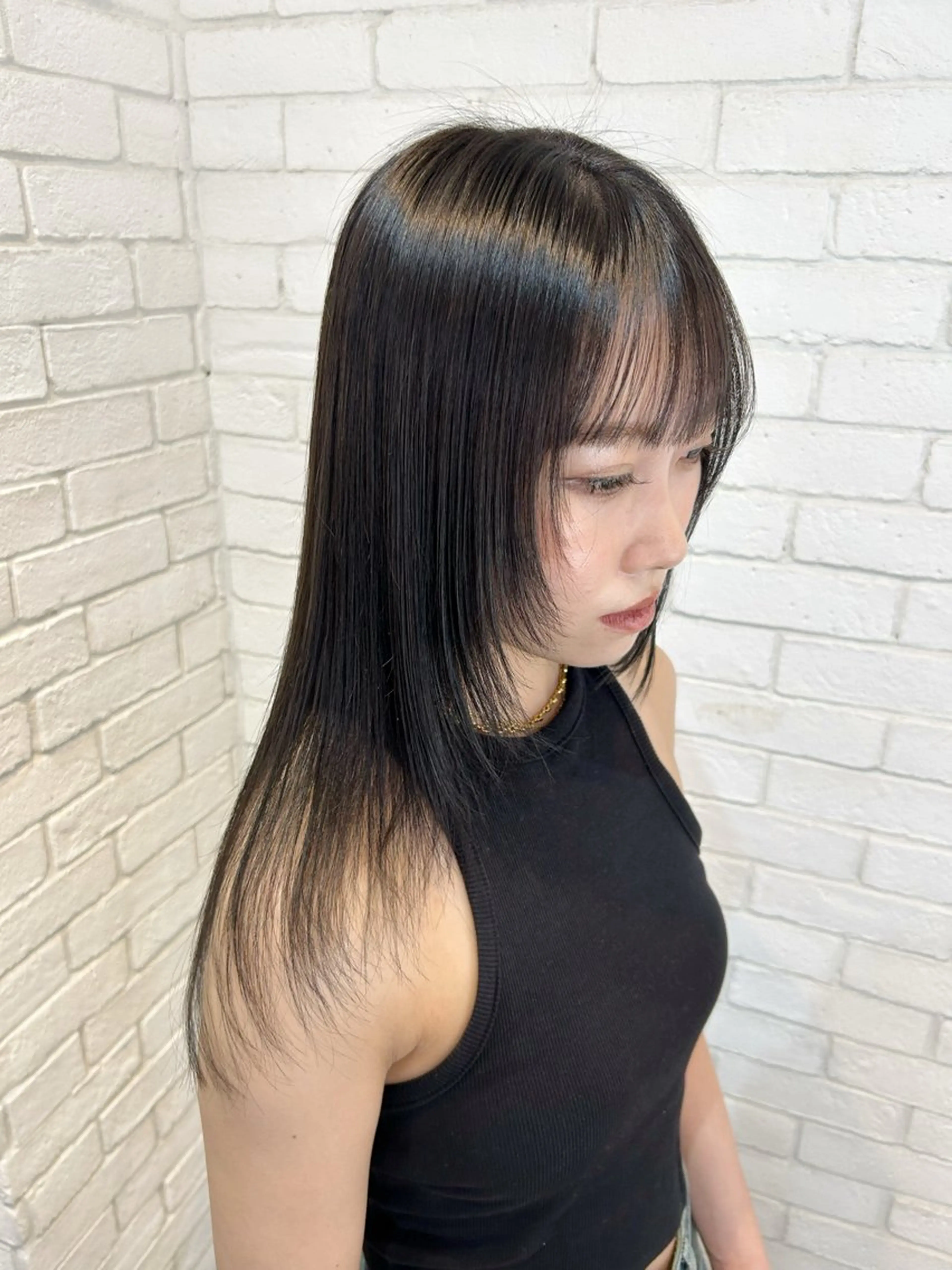 セミロング トリートメント カラーアンドケアリタ kitamuuuのヘアスタイル