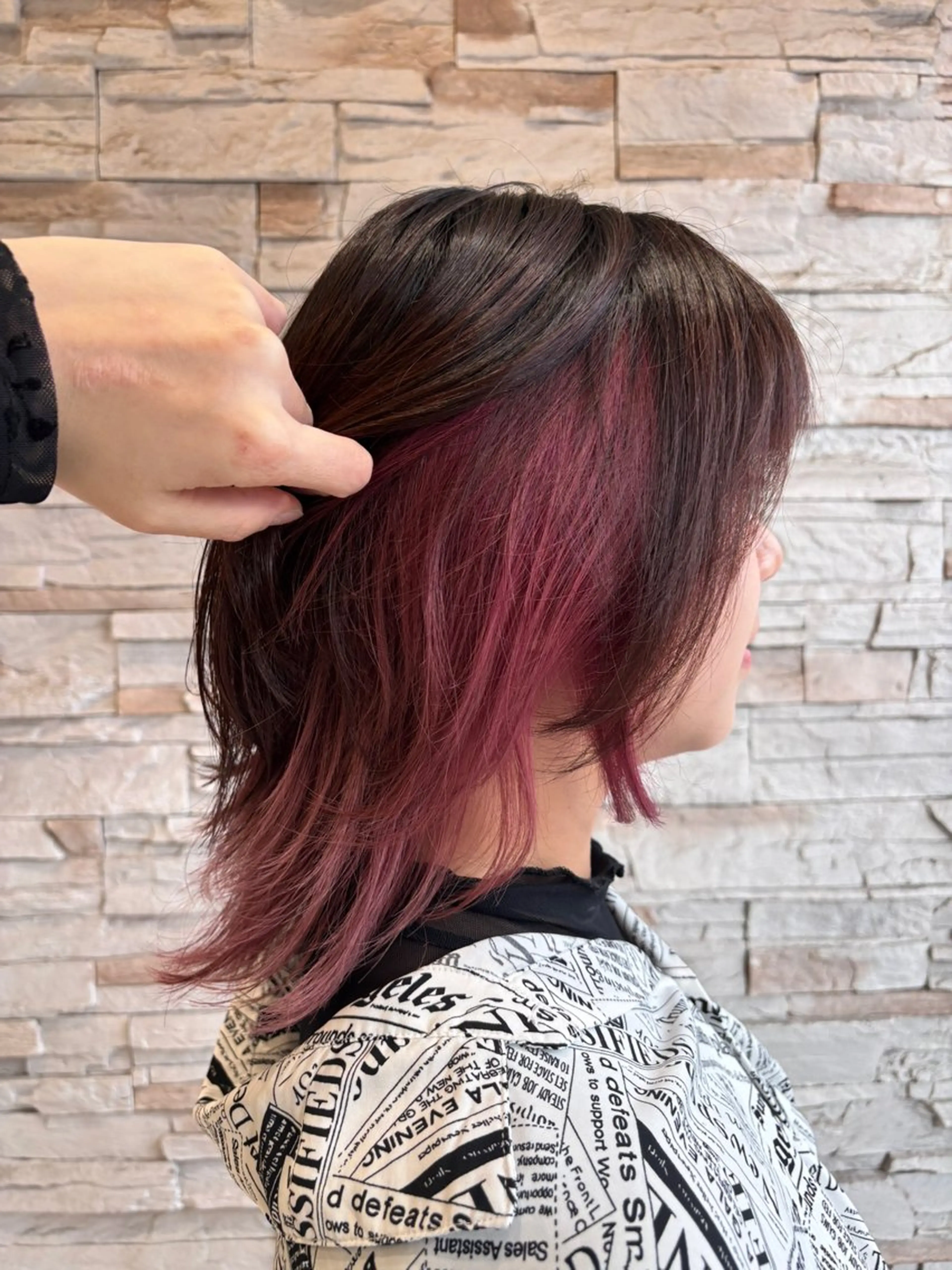 🌙インナーカラー(イヤリングカラー)🌙&Aujuaトリートメントの写真