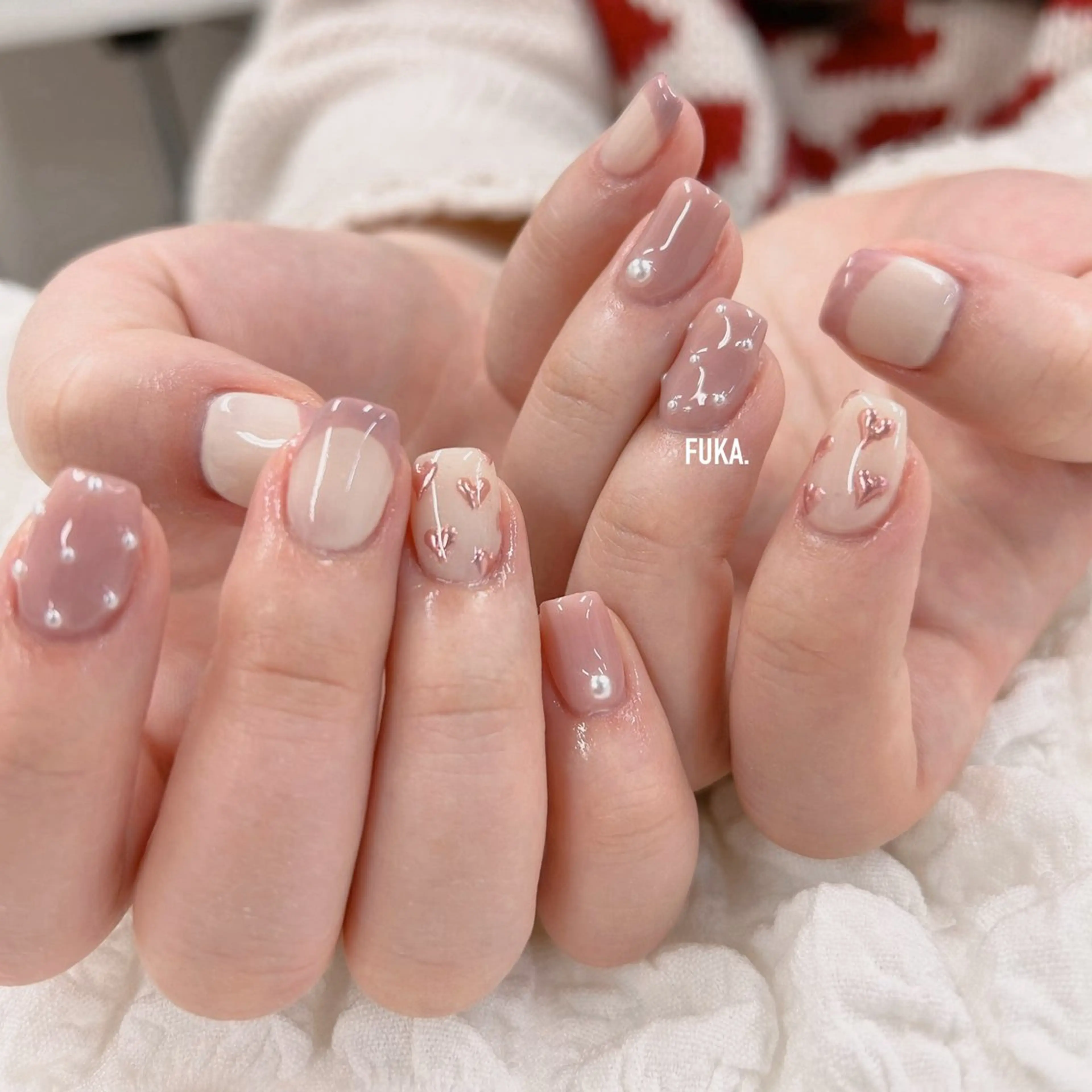 ネイル 持ち込み ピンク Nail♡Fuka. /4月予約受付中のネイルデザイン