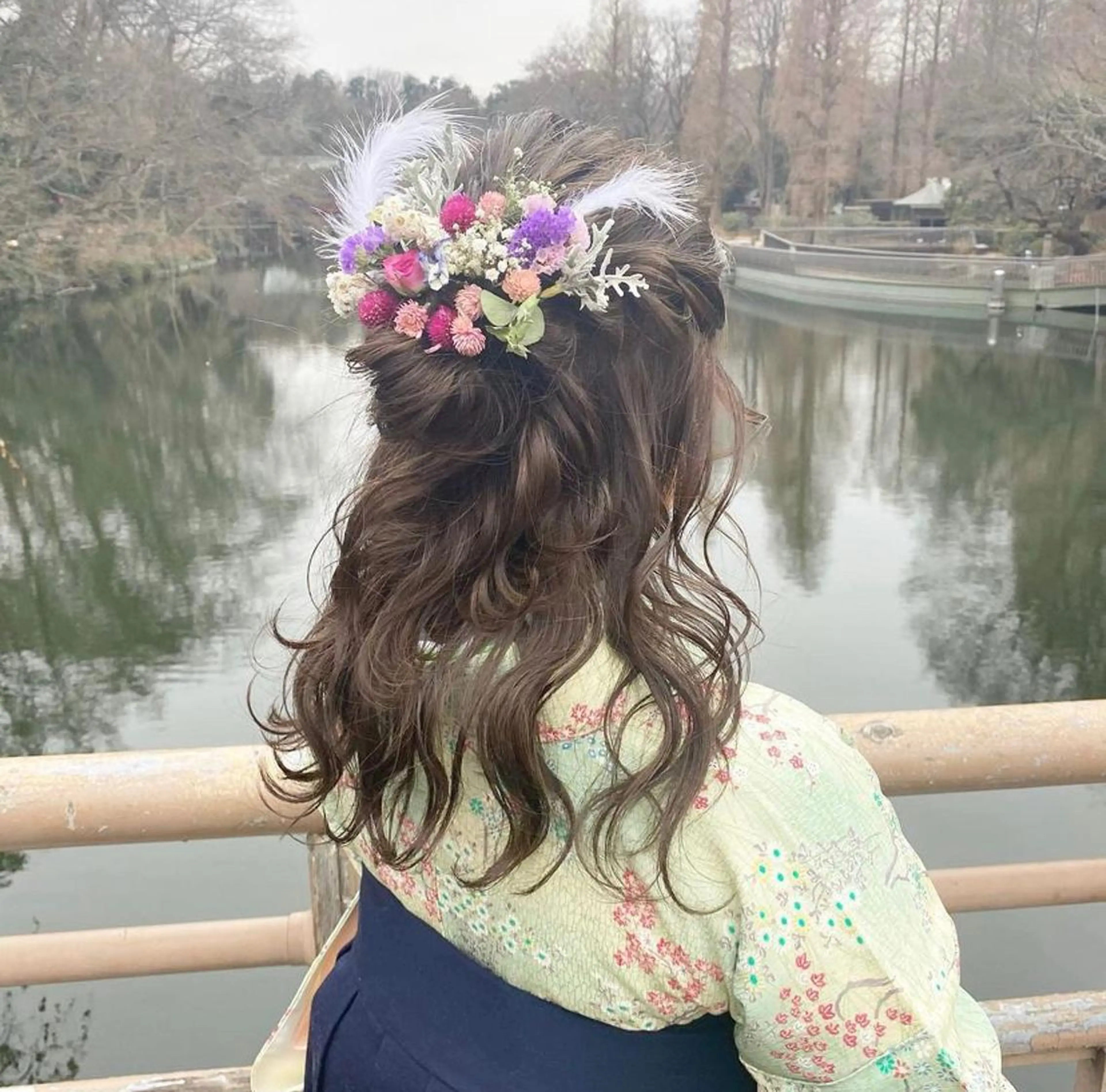 ミディアム ヘアアレンジ 伊藤 玲衣のヘアスタイル