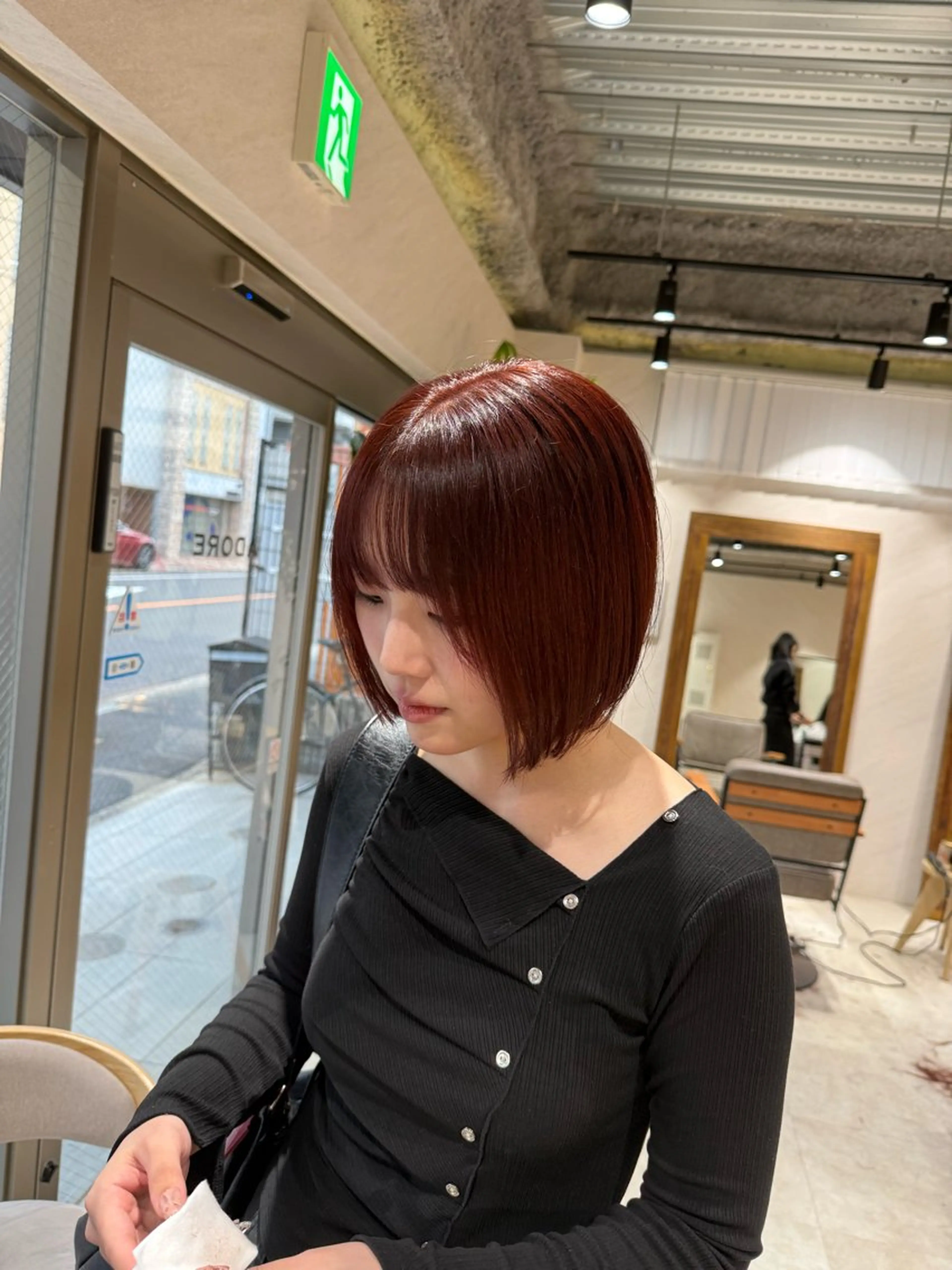 ショート カット ヘアカラー レイヤーカット🫧 ／髪質改善✨TOWAのヘアスタイル