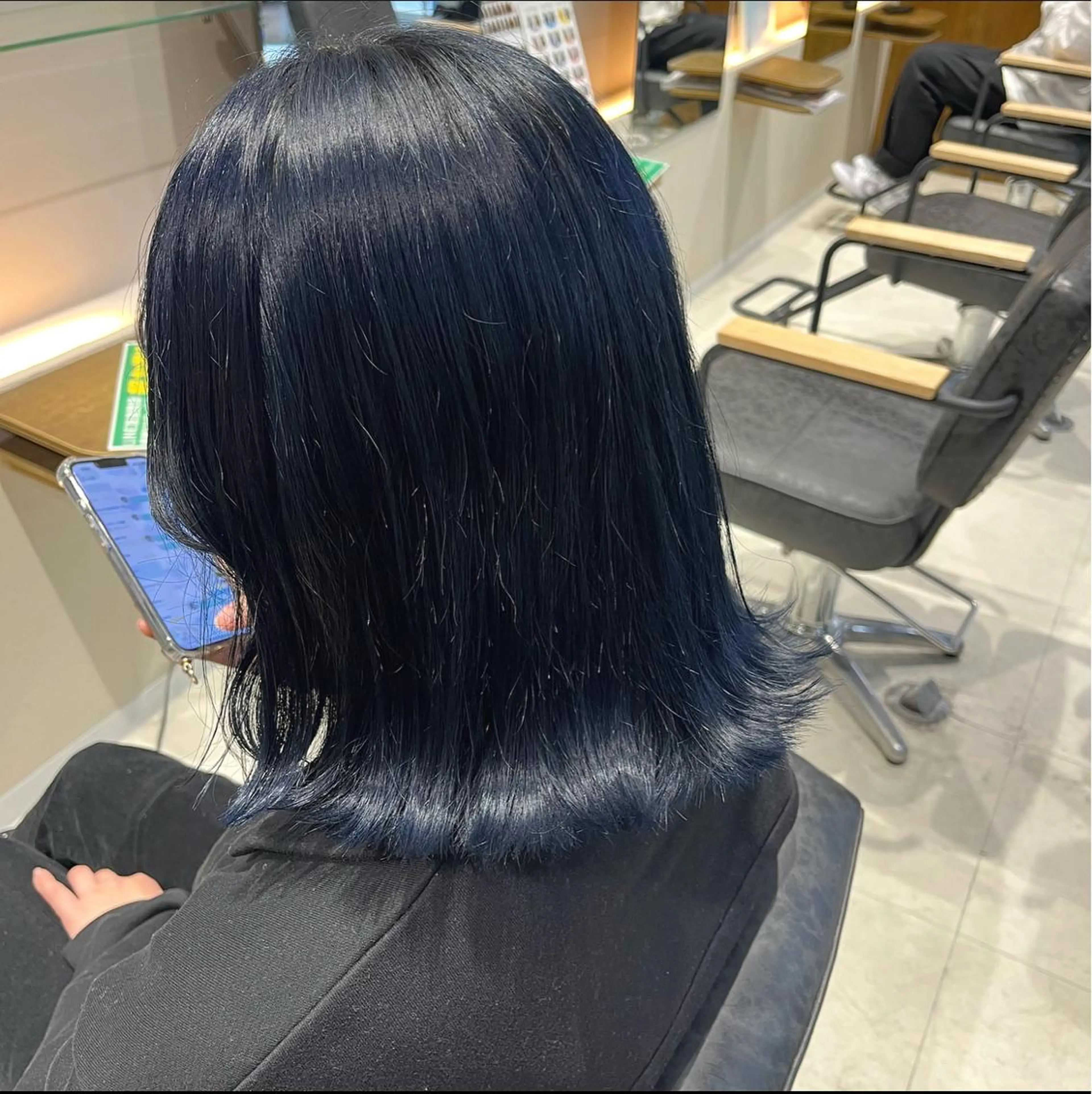 ミディアム カット ヘアカラー トリートメント 似合わせ＋韓国カット ニシヤマ　マイのヘアスタイル