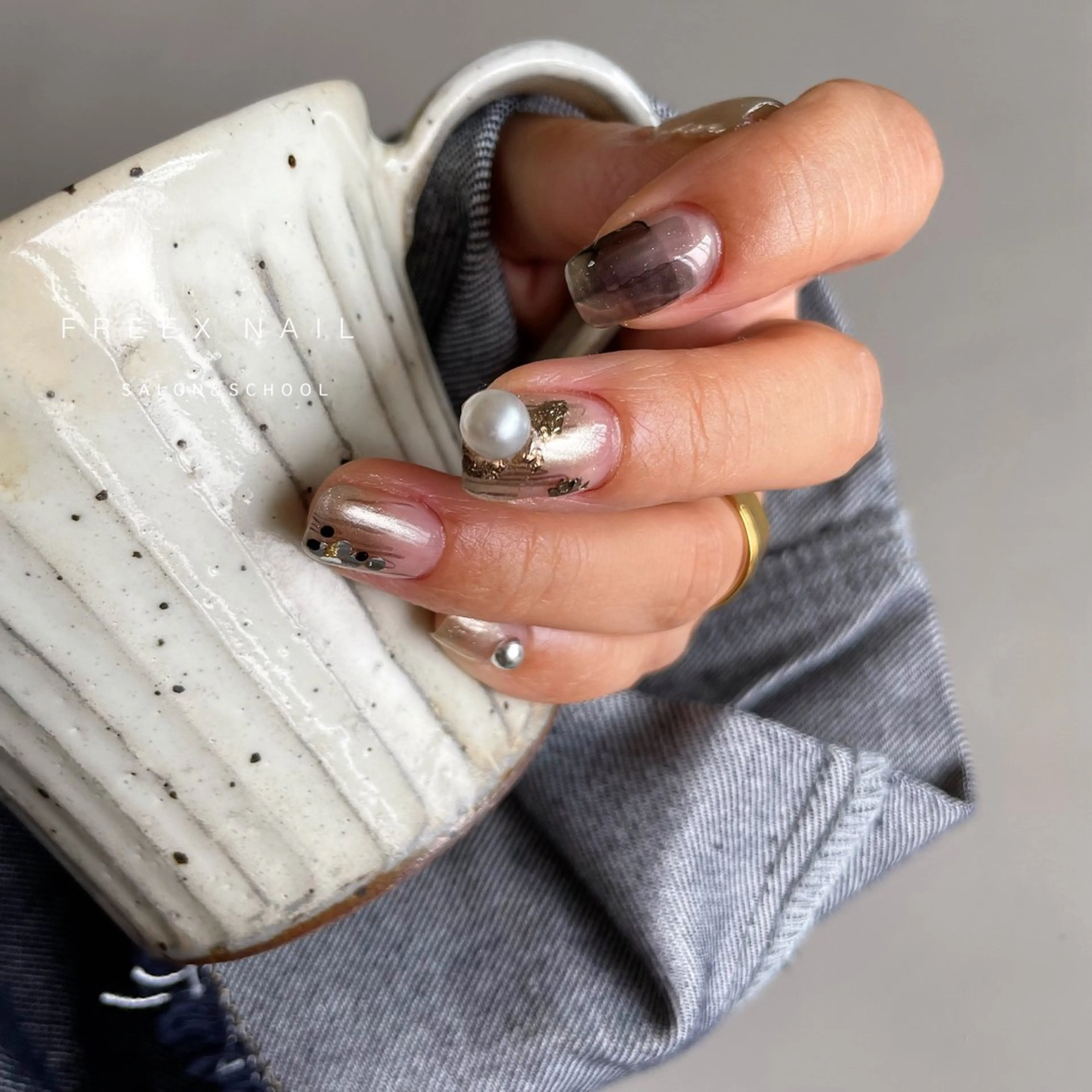 ネイル ニュアンスネイル ハンドネイル ハンドケア Freex nail所属・freex nail /ニュアンス/個性派のネイルデザイン