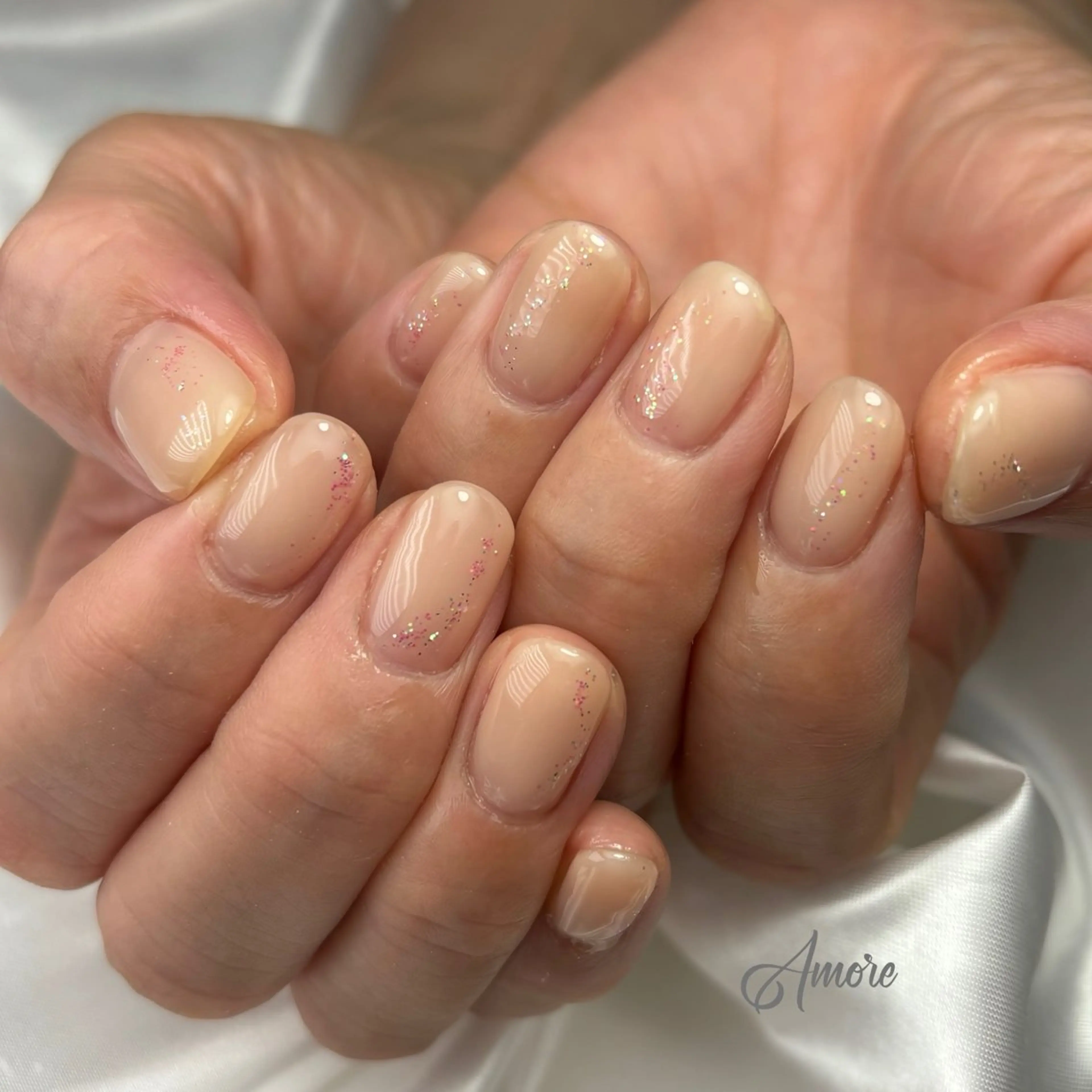 ネイル ジェルネイル キラキラネイル 韓国ネイル マグネットネイル パラジェル You kyehwaのネイルデザイン