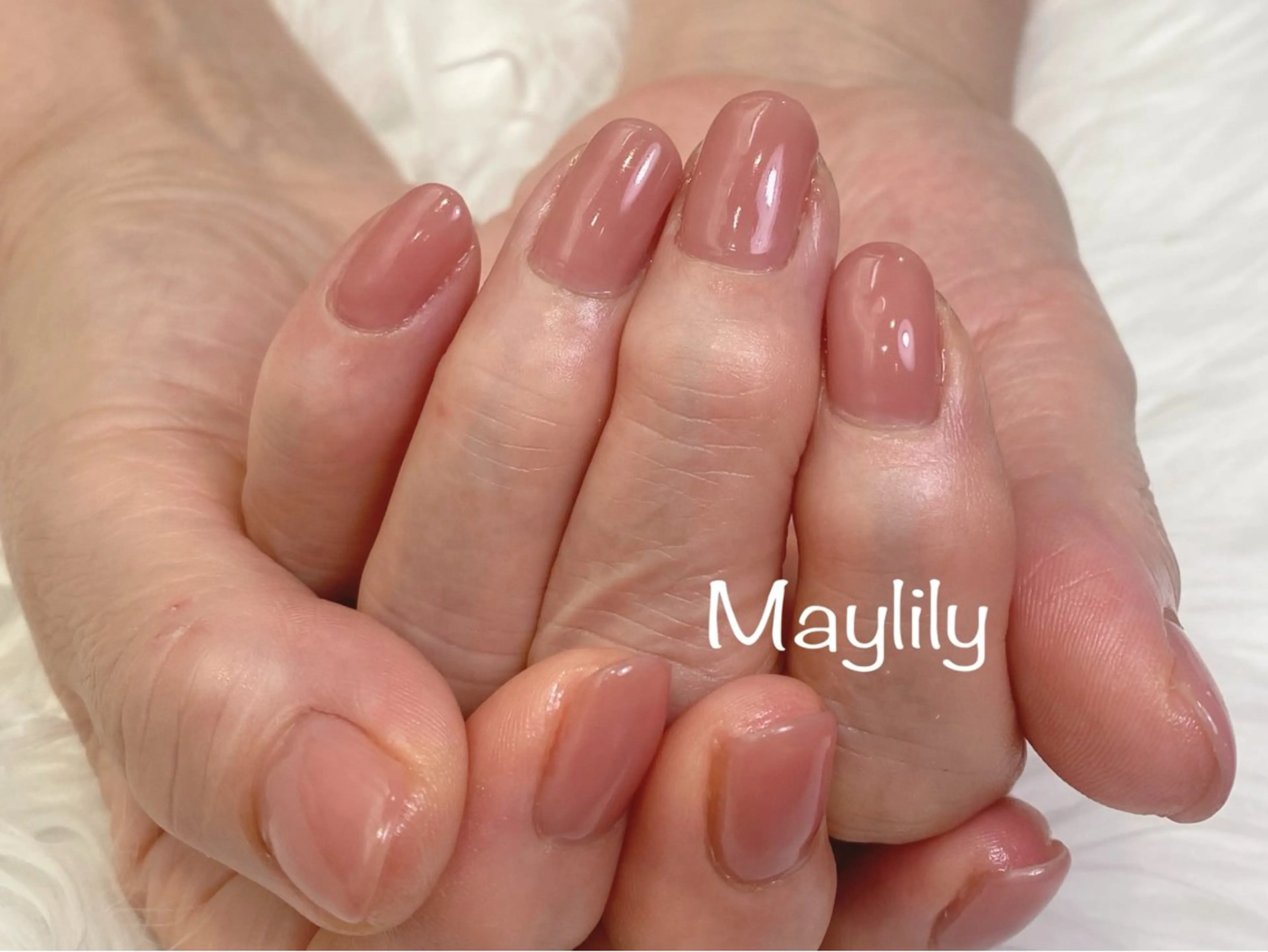 ネイル ワンカラーネイル ハンドネイル Nail care salon Maylily所属・Nail salon Maylilyのネイルデザイン