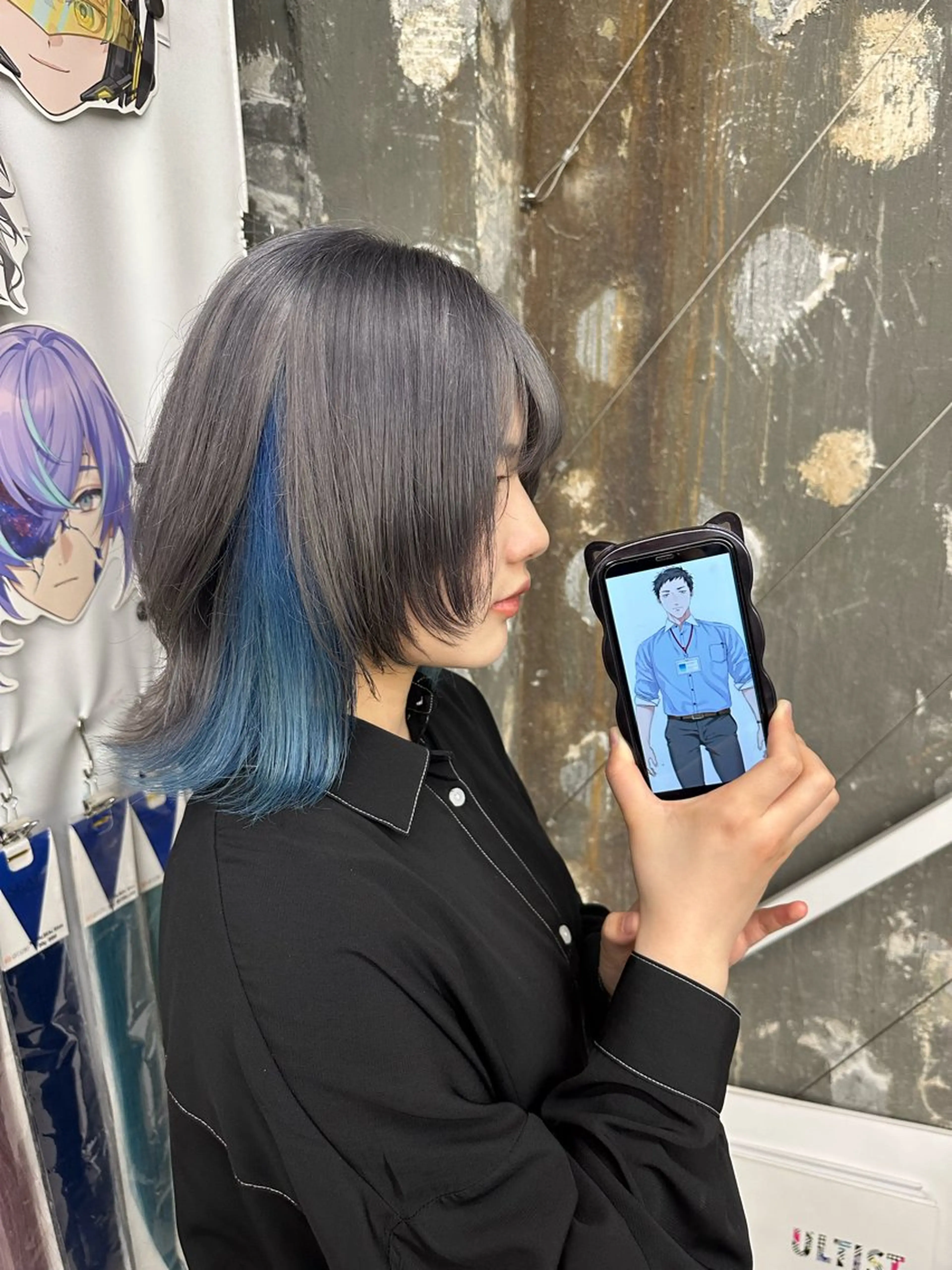 【インナーカラーorアンブレラカラー】ケアブリーチ+カラーの写真