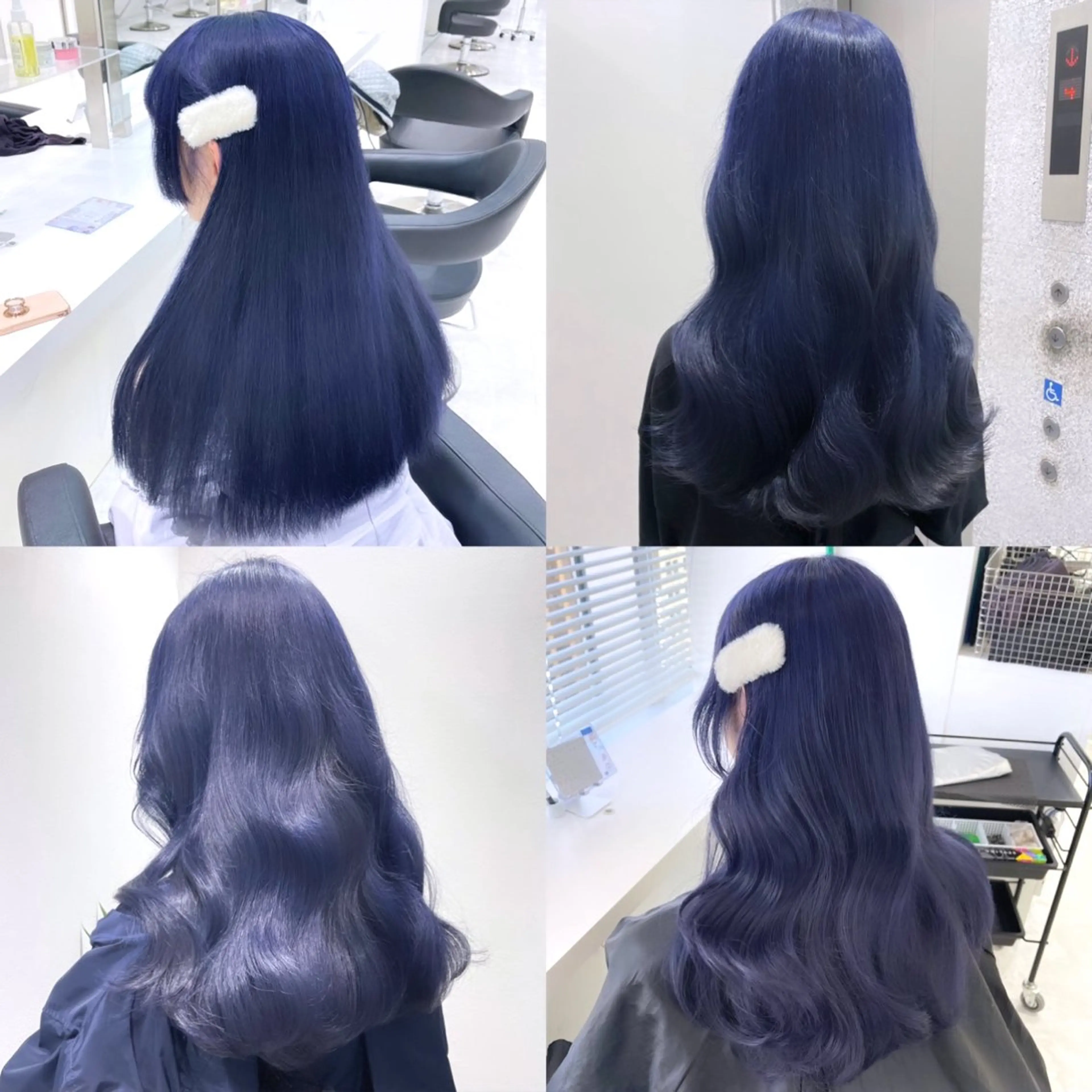 ロング カラー ヘアアレンジ ヘアカラー トリートメント 𝘳𝘺𝘰𝘬𝘢 髪質改善／ブリーチのヘアスタイル