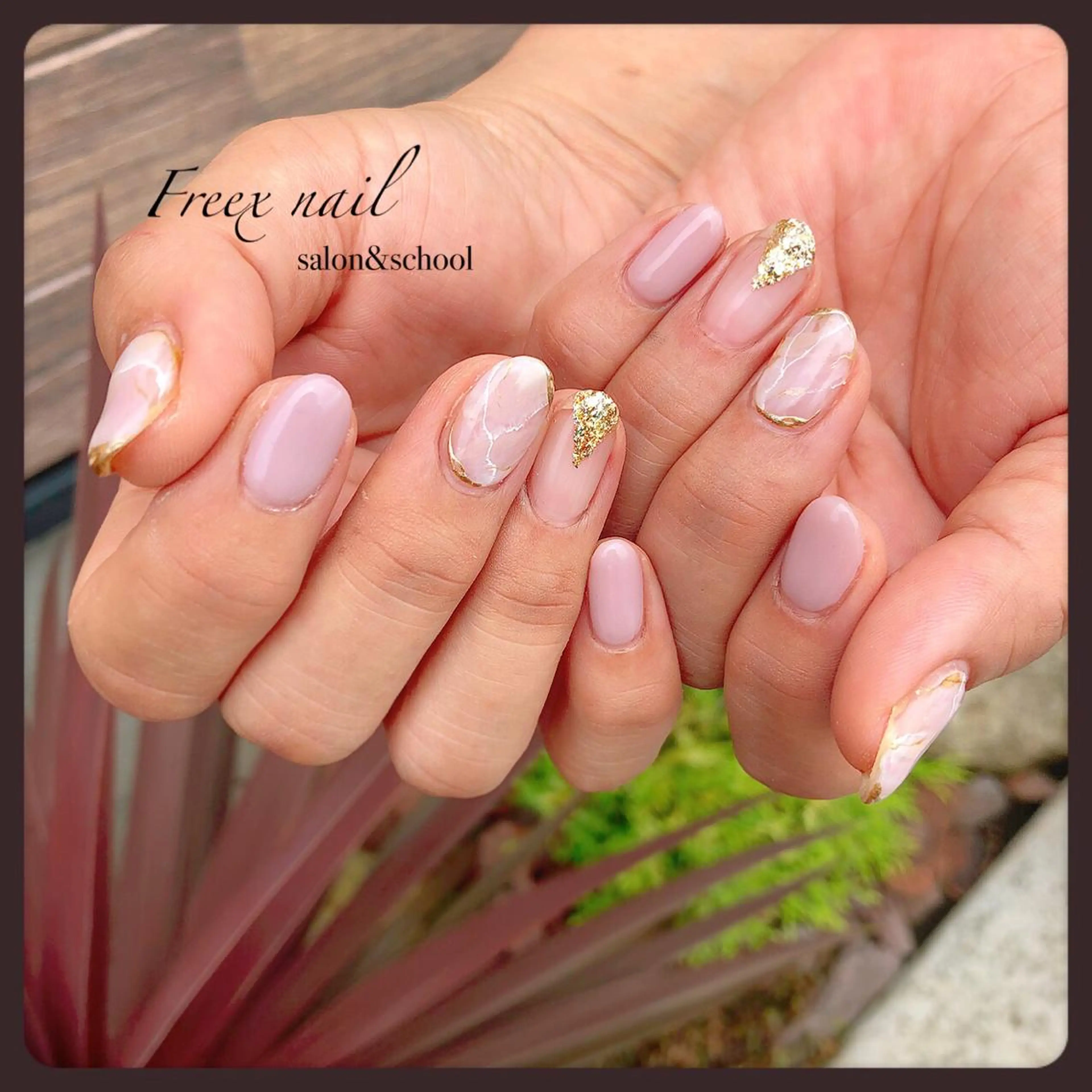 ネイル 大理石ネイル(マーブル) freex nail /ニュアンス/個性派のネイルデザイン