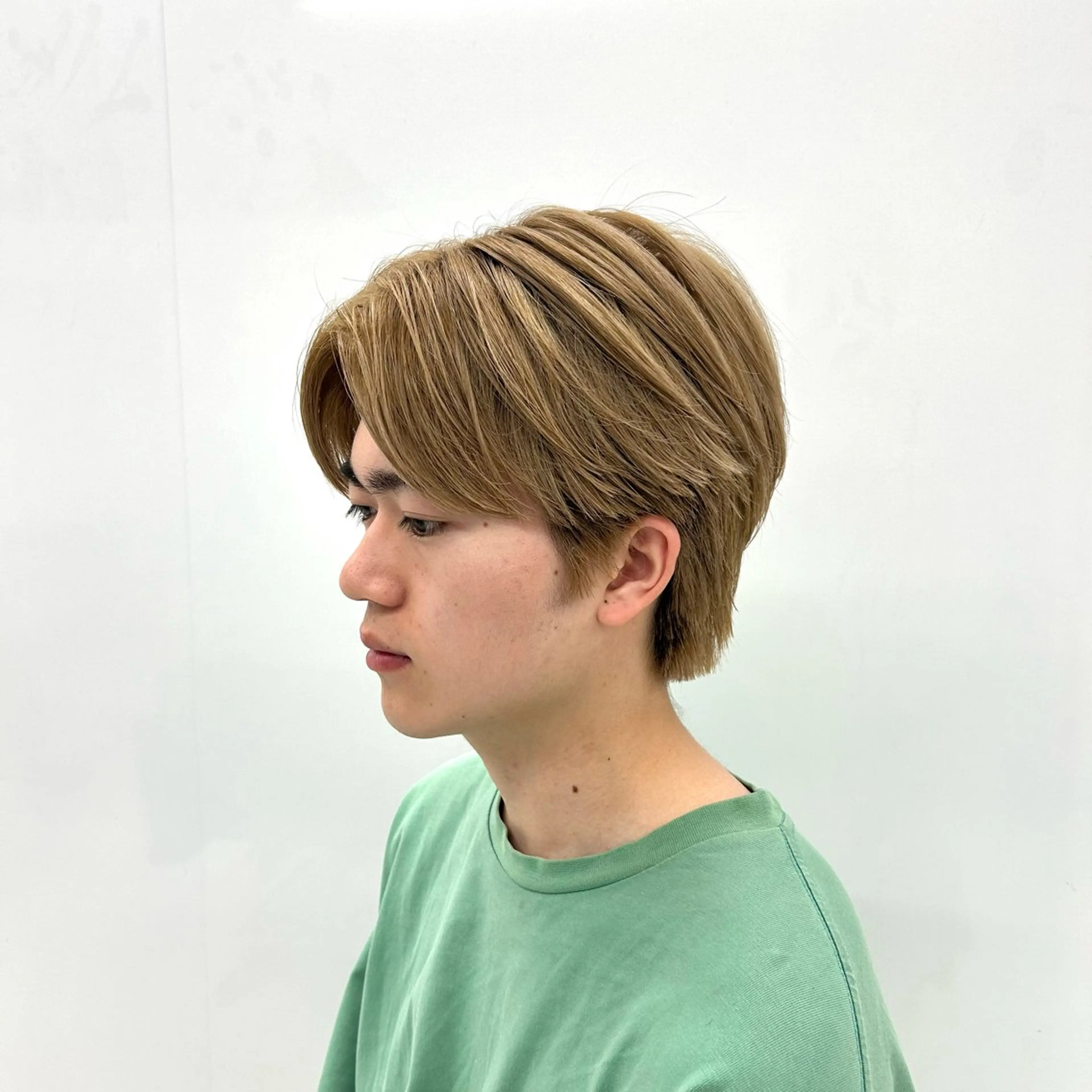 ショート メンズ センターパート カット 【メンズパーマ特化】 🍏網中勇喜のヘアスタイル