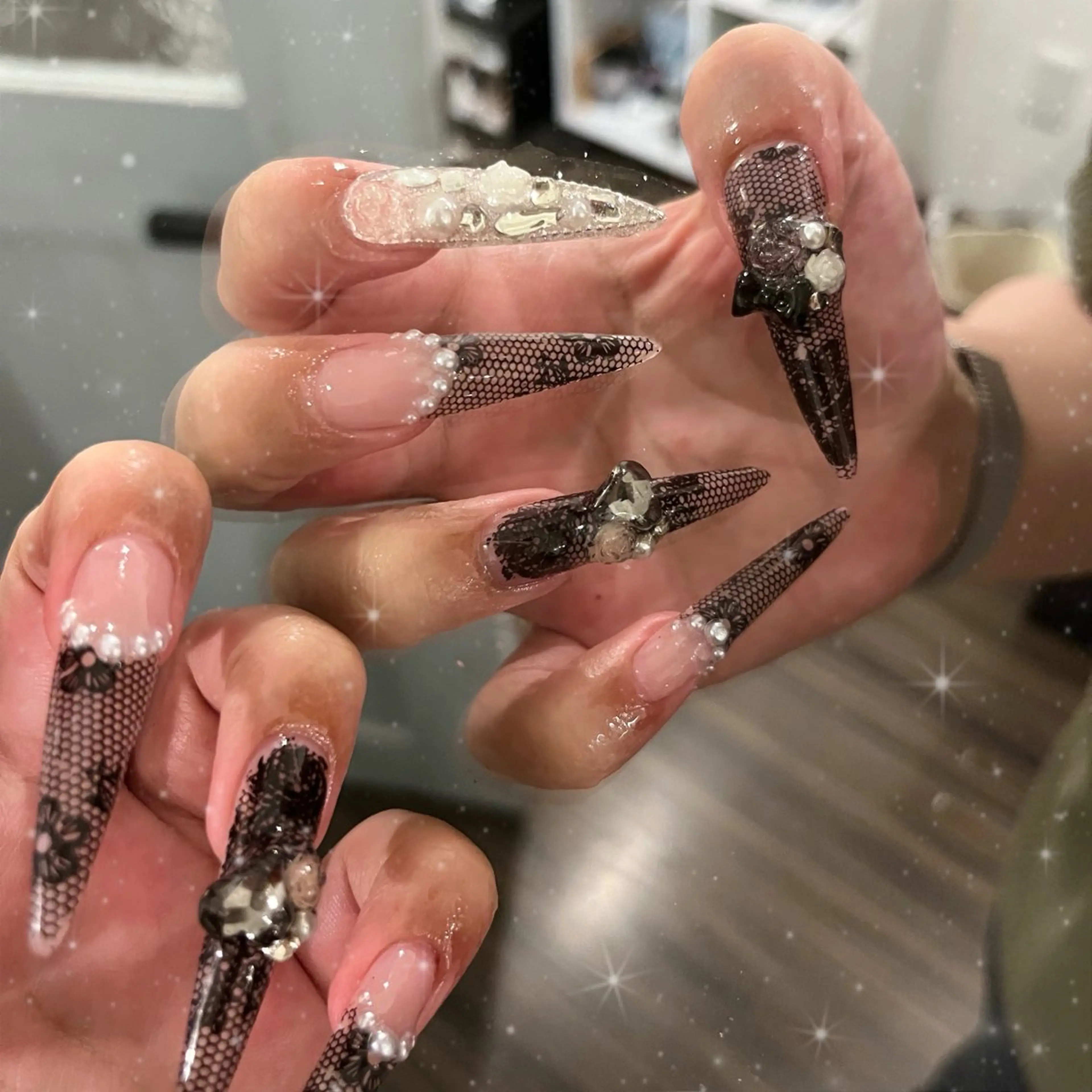 ネイル ロングネイル ハンドネイル BlueDaisy 栄本店のネイルデザイン