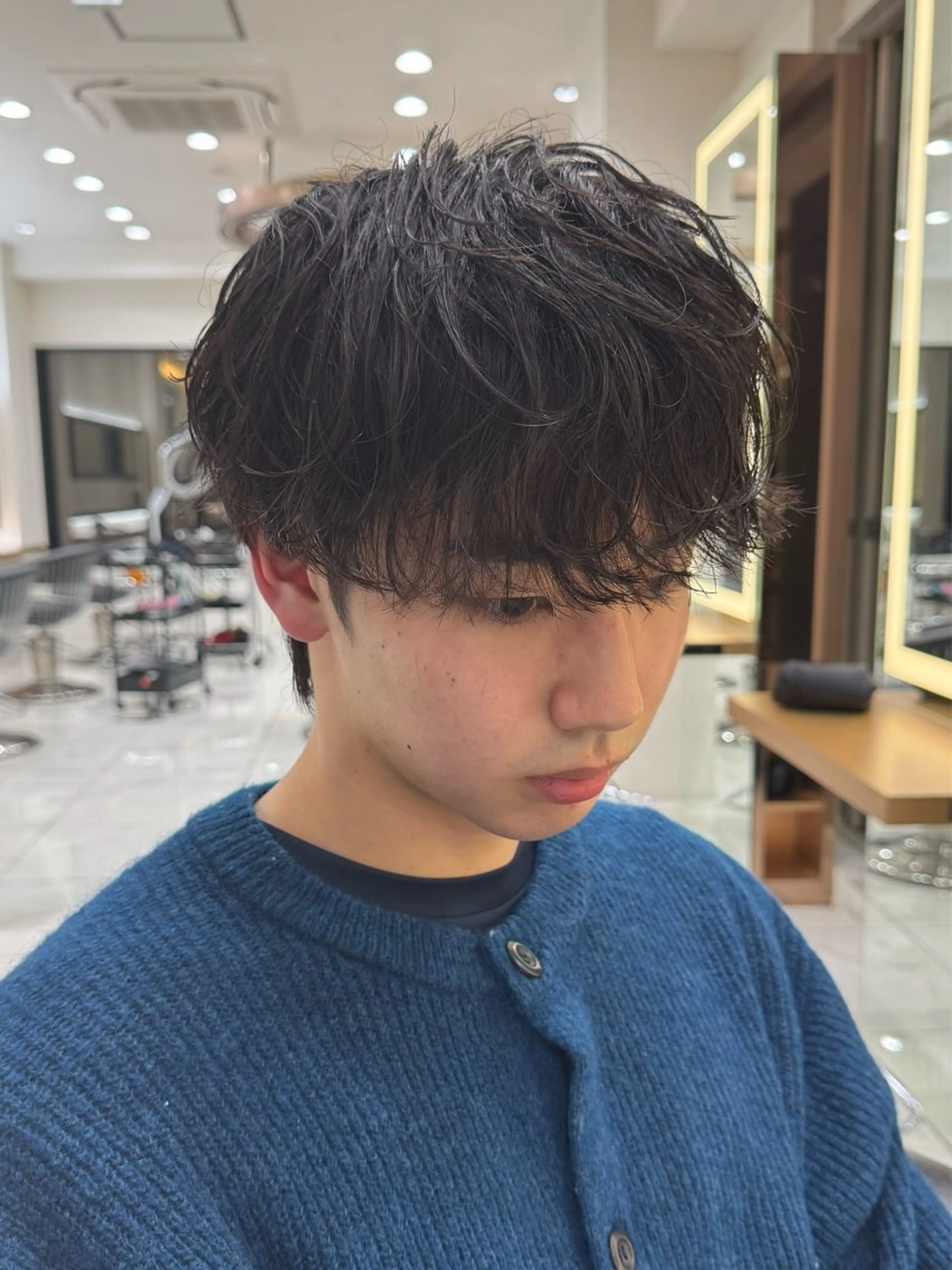 パーマ メンズ 菅野 心悠/メンズヘアのヘアスタイル