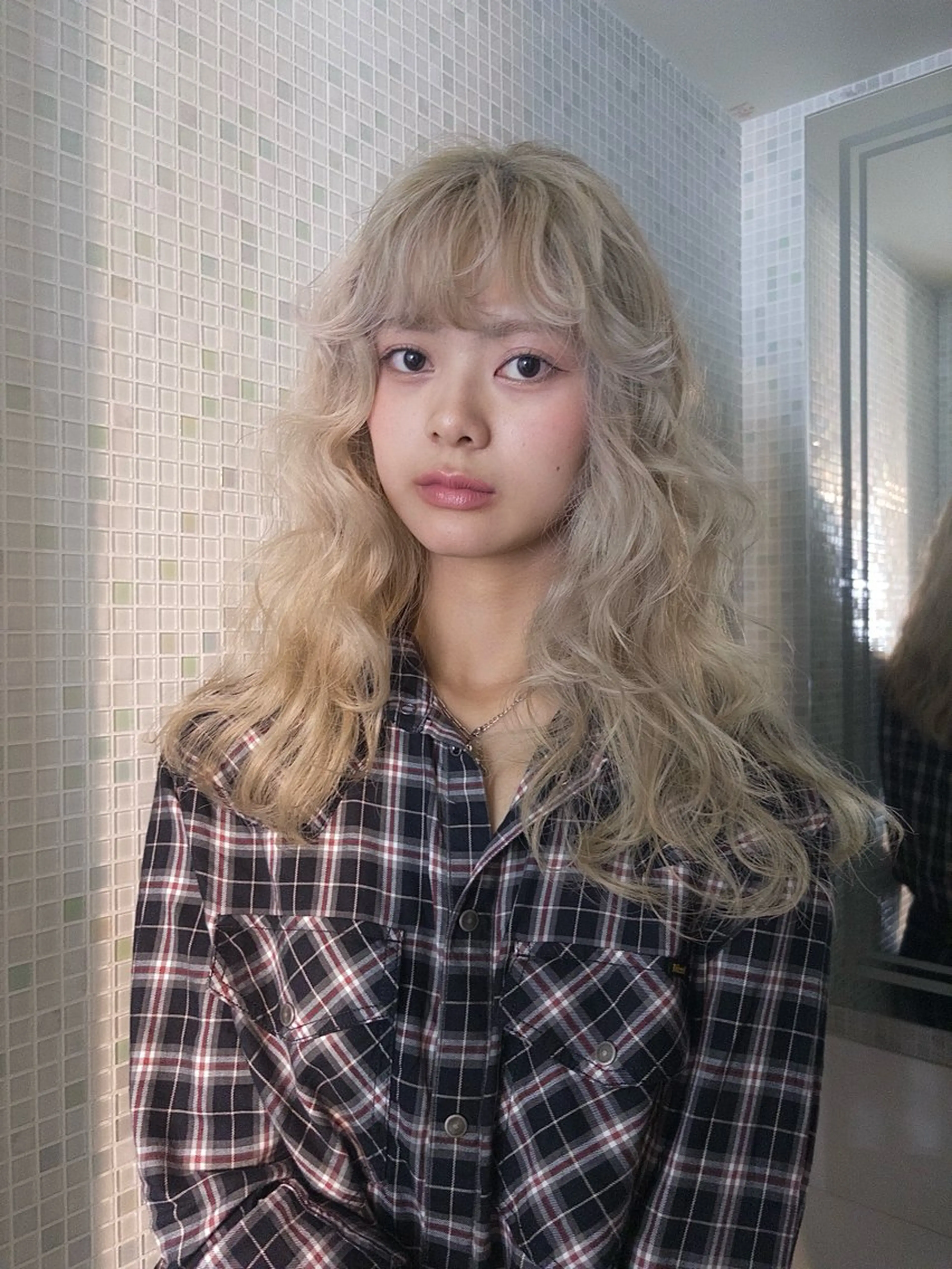 ロング カラー ヘアアレンジ ニュアンスカラー🧶 nanacoのヘアスタイル