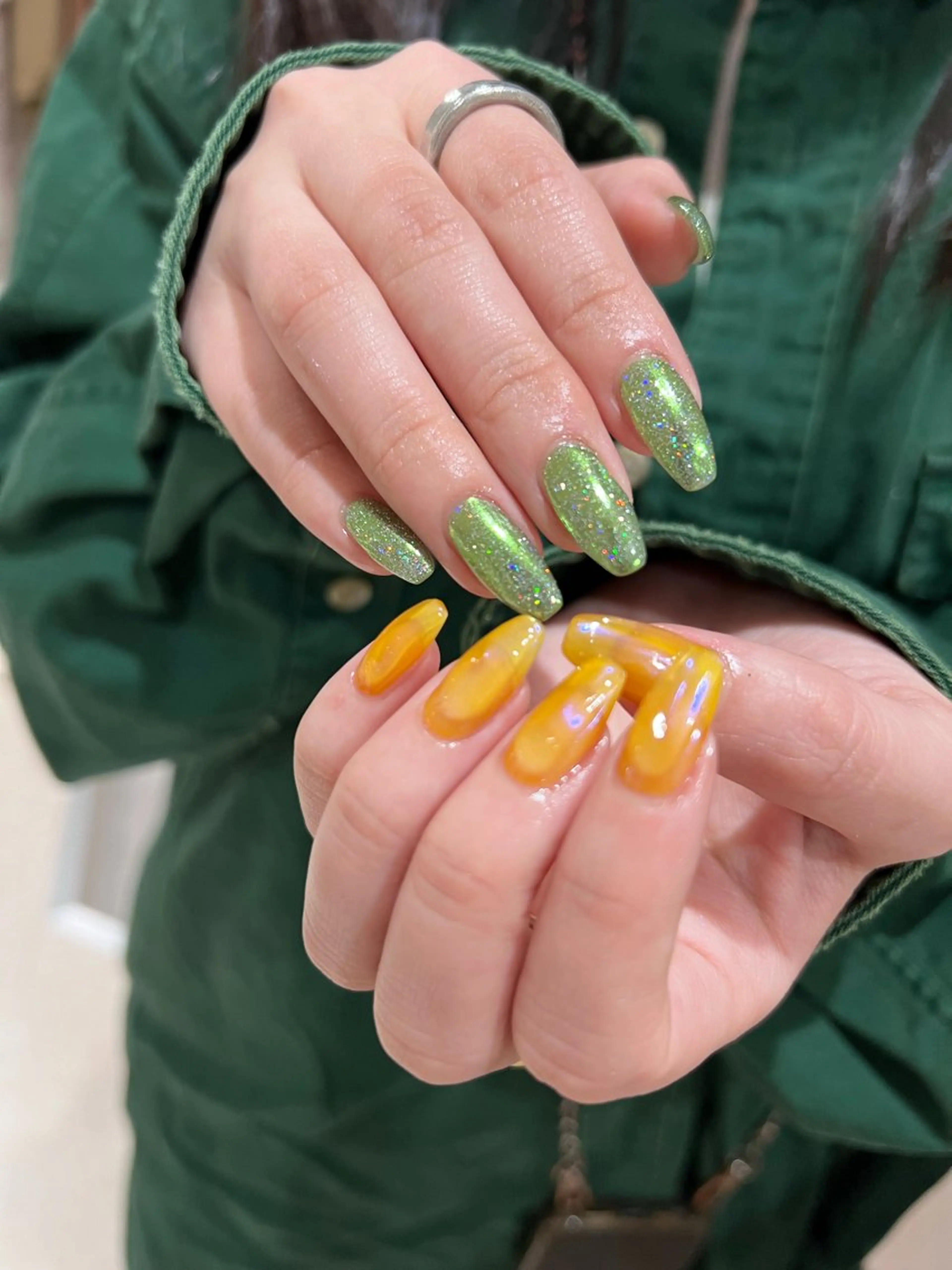 ネイル ハンドネイル múte.三軒茶屋所属・tsuki nail /三茶/韓国ネイルのネイルデザイン