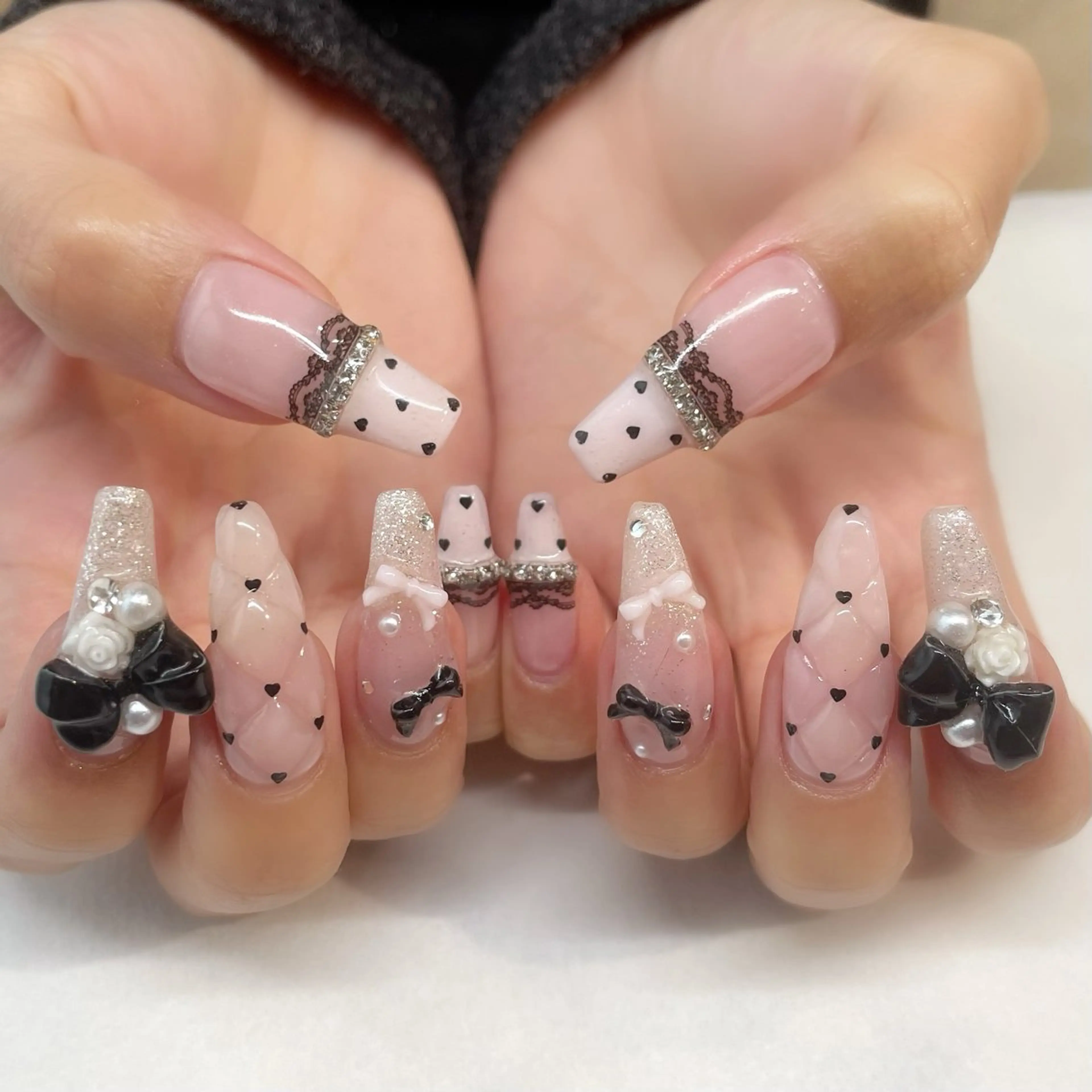ネイル ハンドネイル 💎🐰 saki. m 🐰💎のネイルデザイン