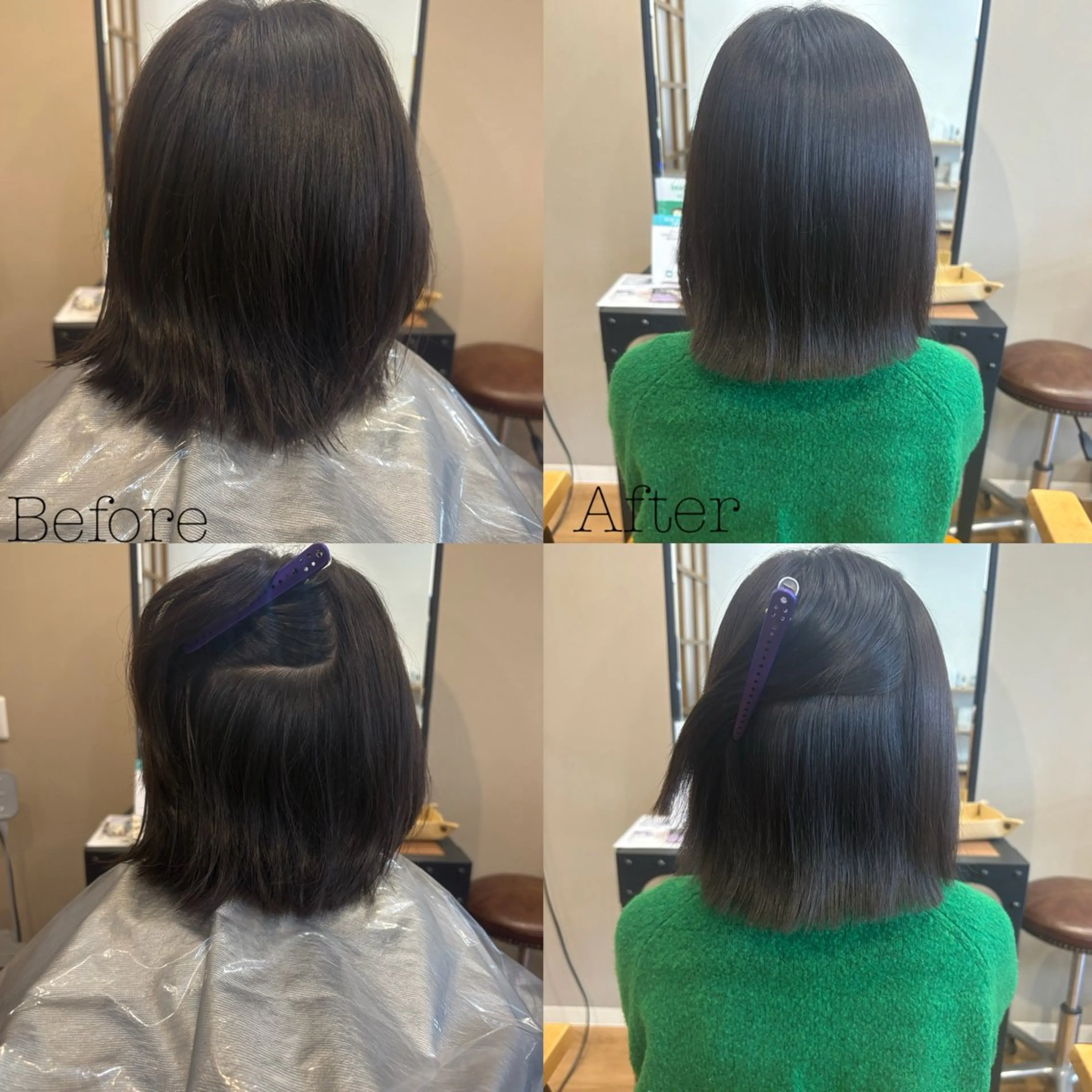 ミディアム 横 田のヘアスタイル