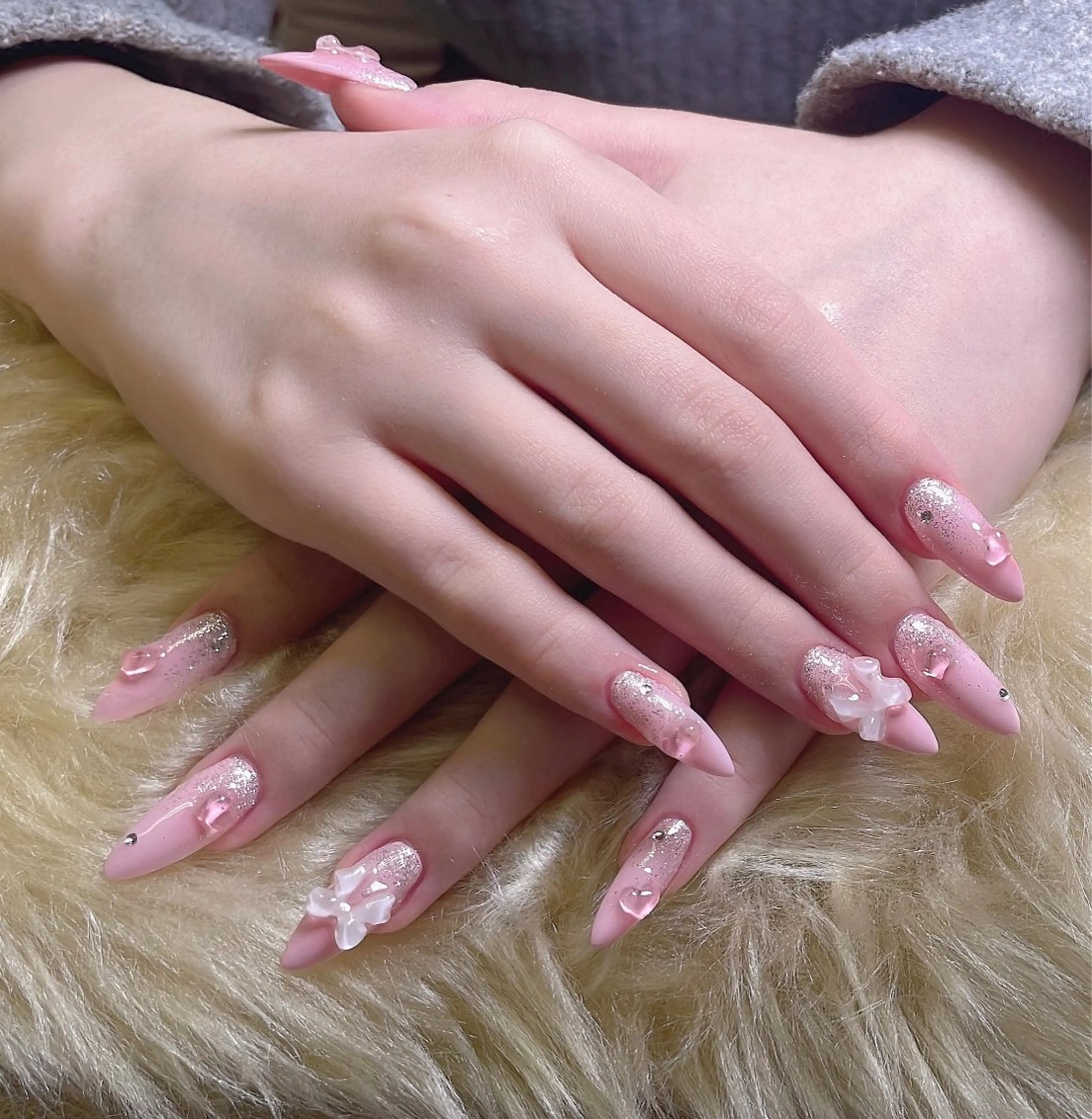 ネイル 渋谷T&B りお ロング無制限中💫のネイルデザイン