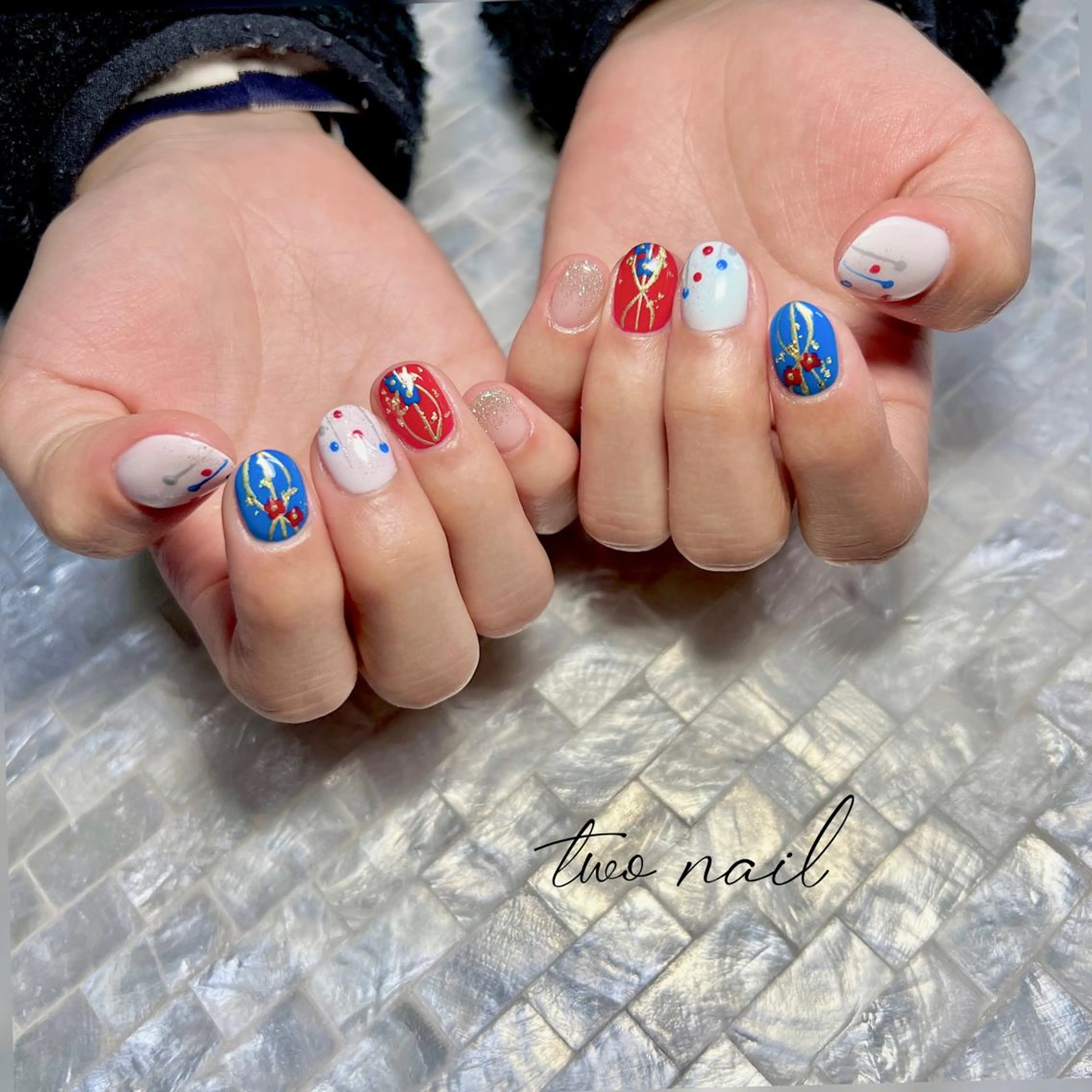 ネイル アートネイル フットネイル ハート ニュアンスネイル オフィスネイル two nailのネイルデザイン