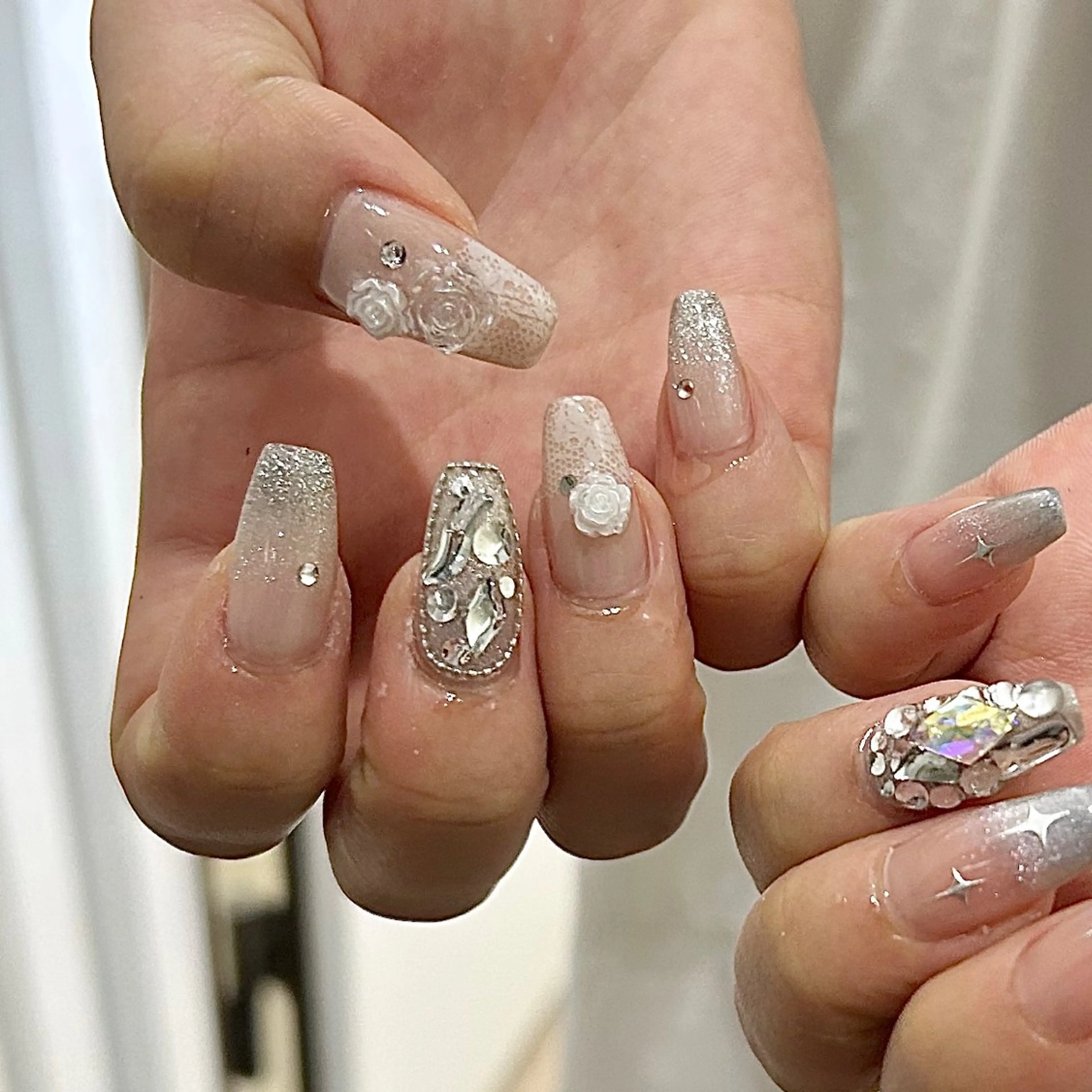 ネイル パラあり！フィルイン 美フォルムのネイルデザイン