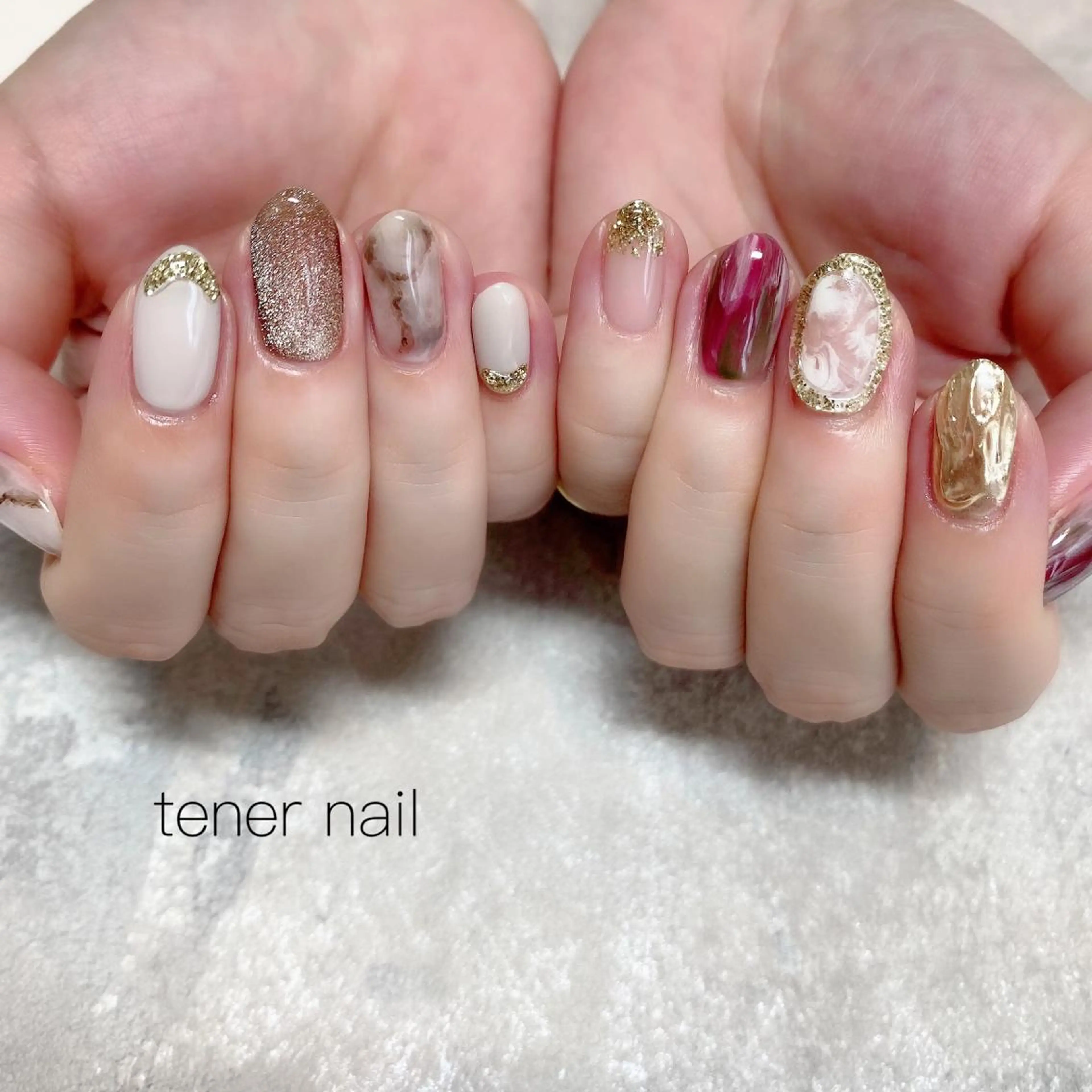 ネイル ニュアンスネイル テネルネイル tener nailのネイルデザイン