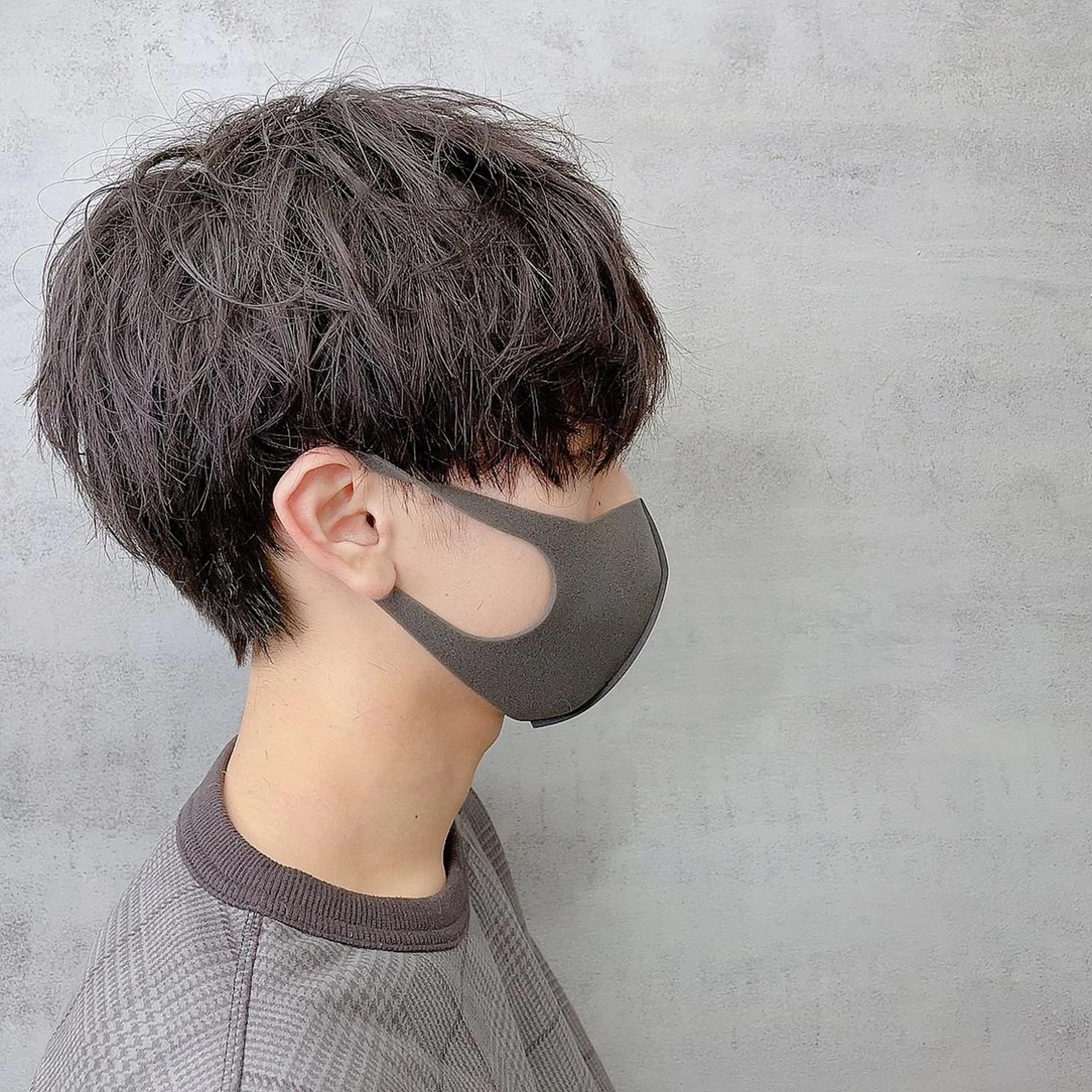 ショート メンズ ［銀座］淡色 ラベンダー🫧大村のヘアスタイル