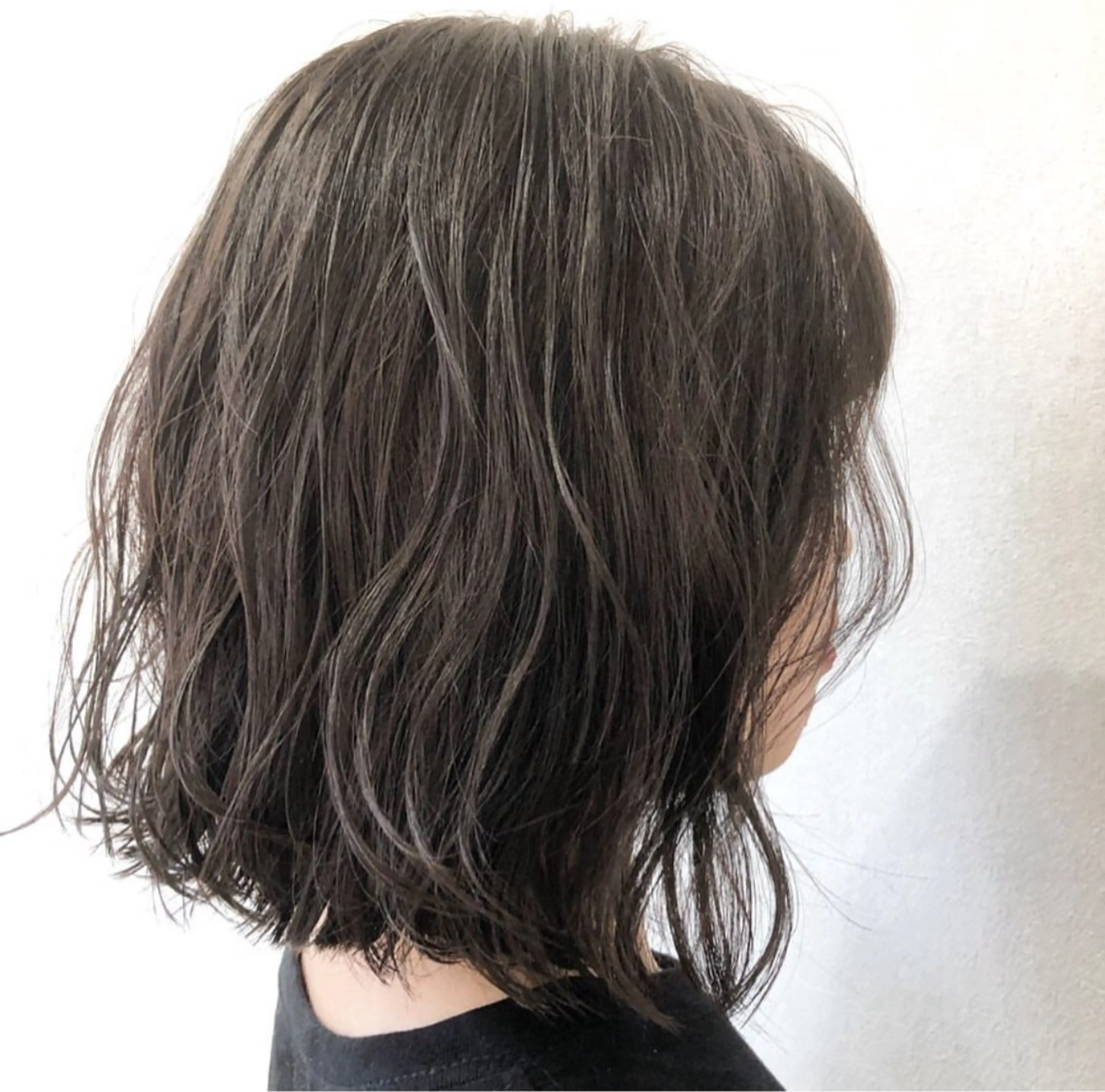 ミディアム ボブ カット ヘアカラー ✨ナチュラル✨ 佐藤隆志のヘアスタイル