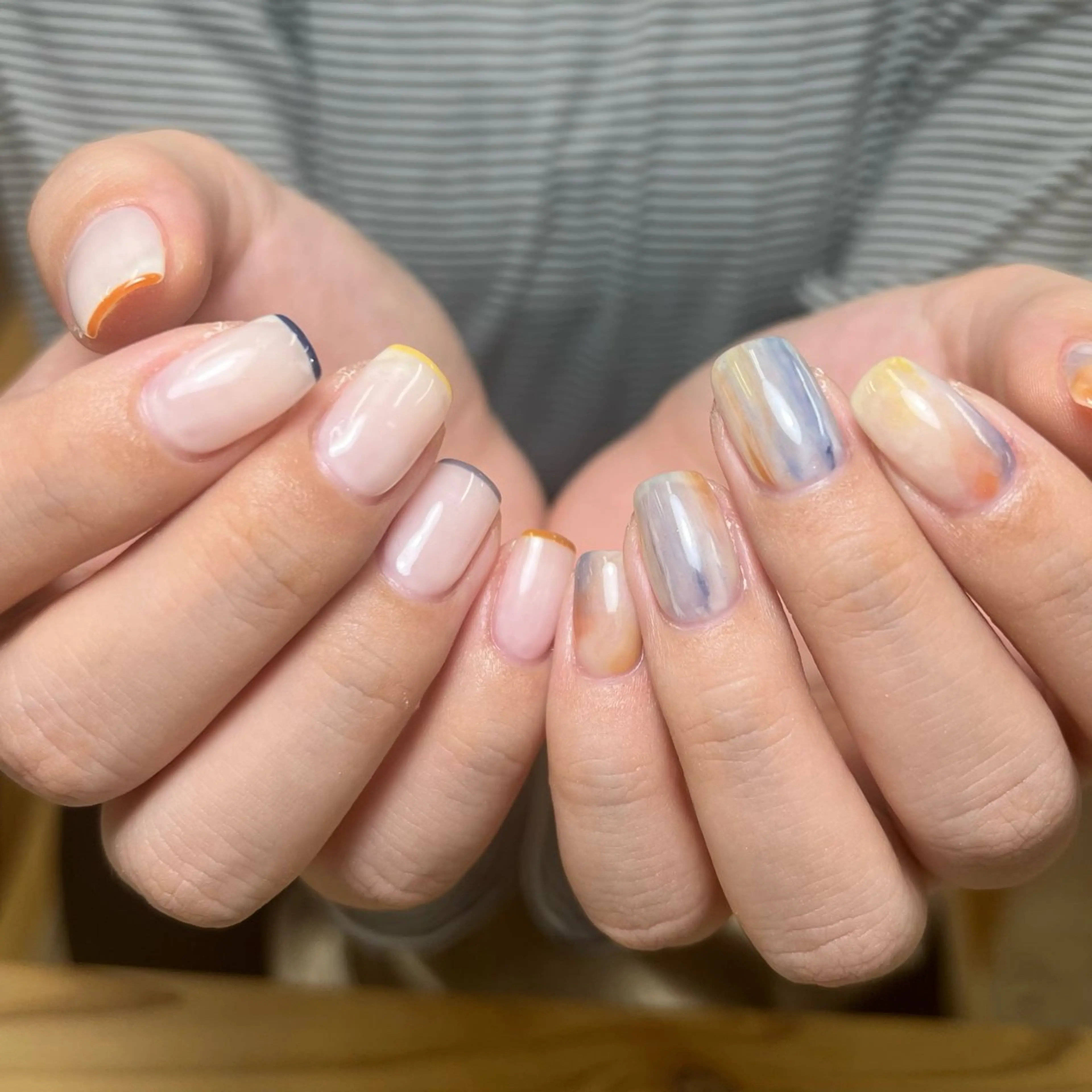 ネイル ハンドネイル nuás nailのネイルデザイン