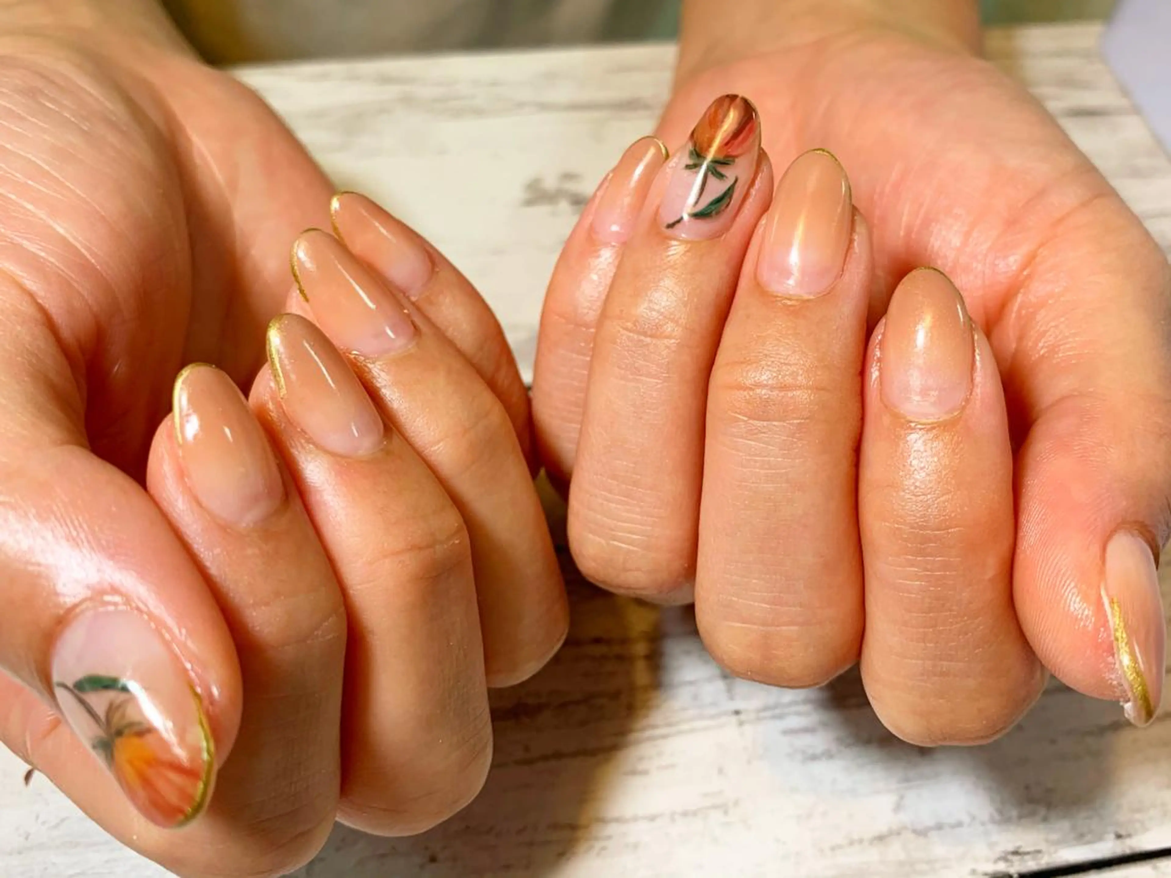 ネイル ハンドネイル GéRanium Harukaのネイルデザイン