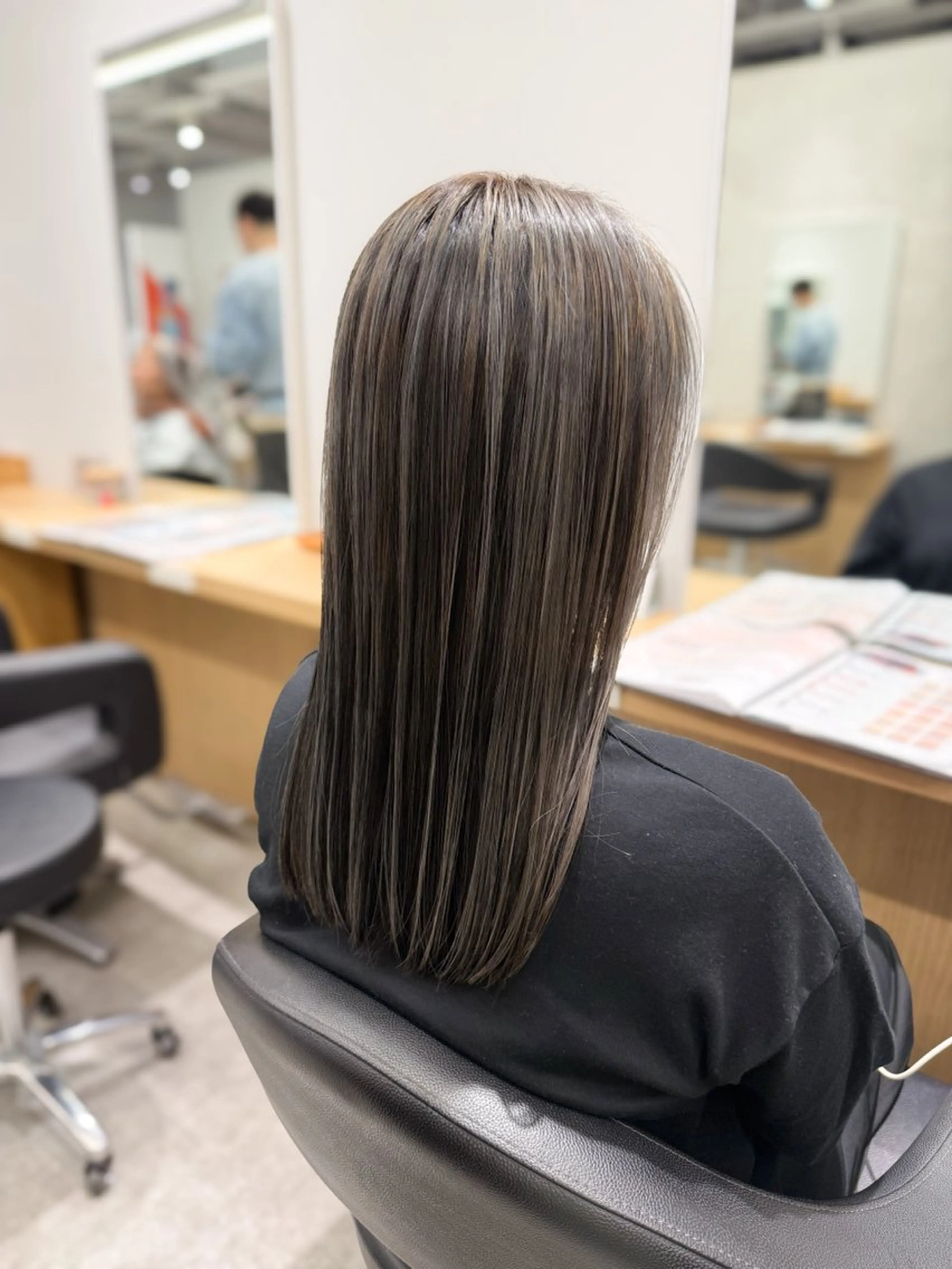 ロング カラー ハイライトカラー ハイライト カット ヘアカラー 美髪🫧ブリーチ/ デザイン/永田汰伊智のヘアスタイル