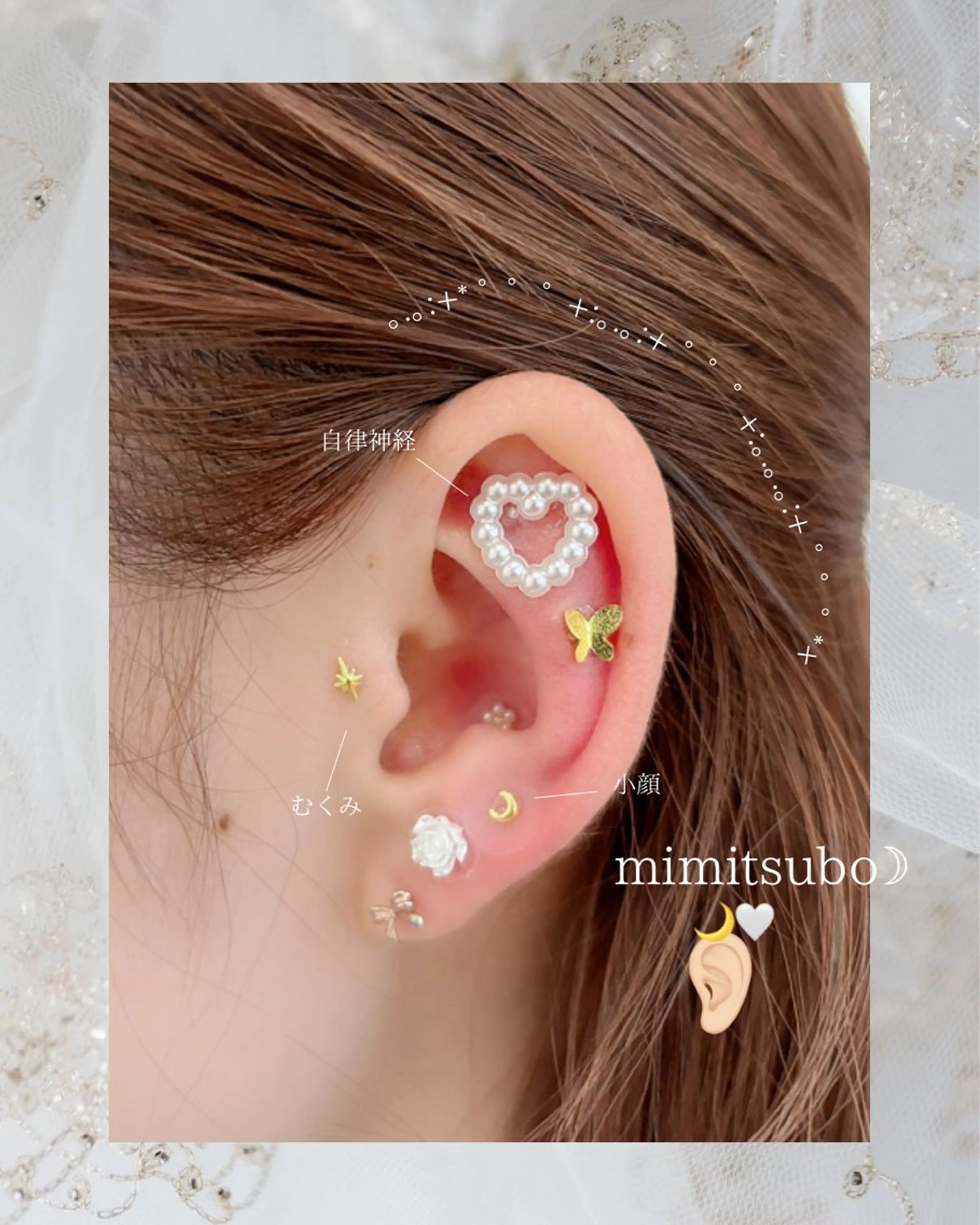 メンズ キッズ 耳つぼジュエリー🌙 Moon*のエステ・リラクイメージ