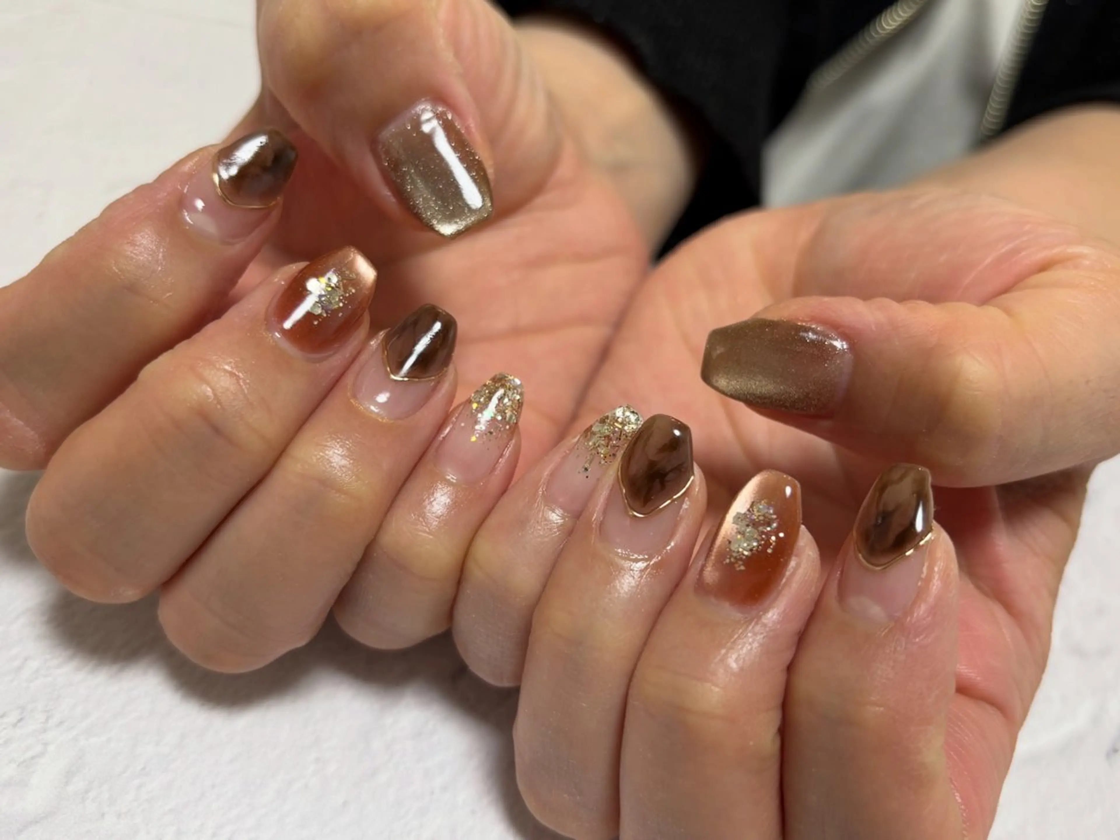 ネイル ハンドネイル 愛川町 あんすりうむのネイルデザイン