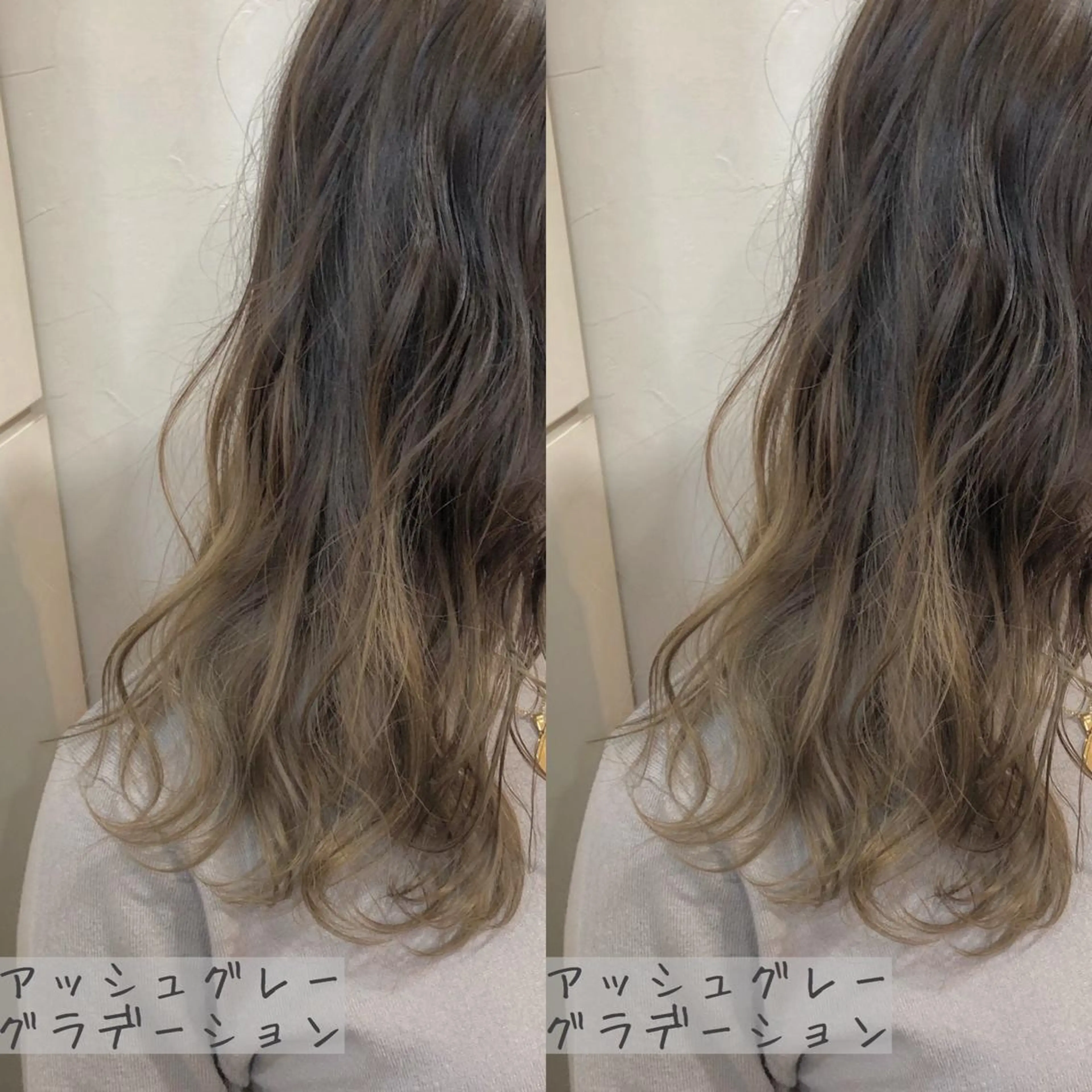 ミディアム カラー ブリーチ あさだ しゅうたろうのヘアスタイル